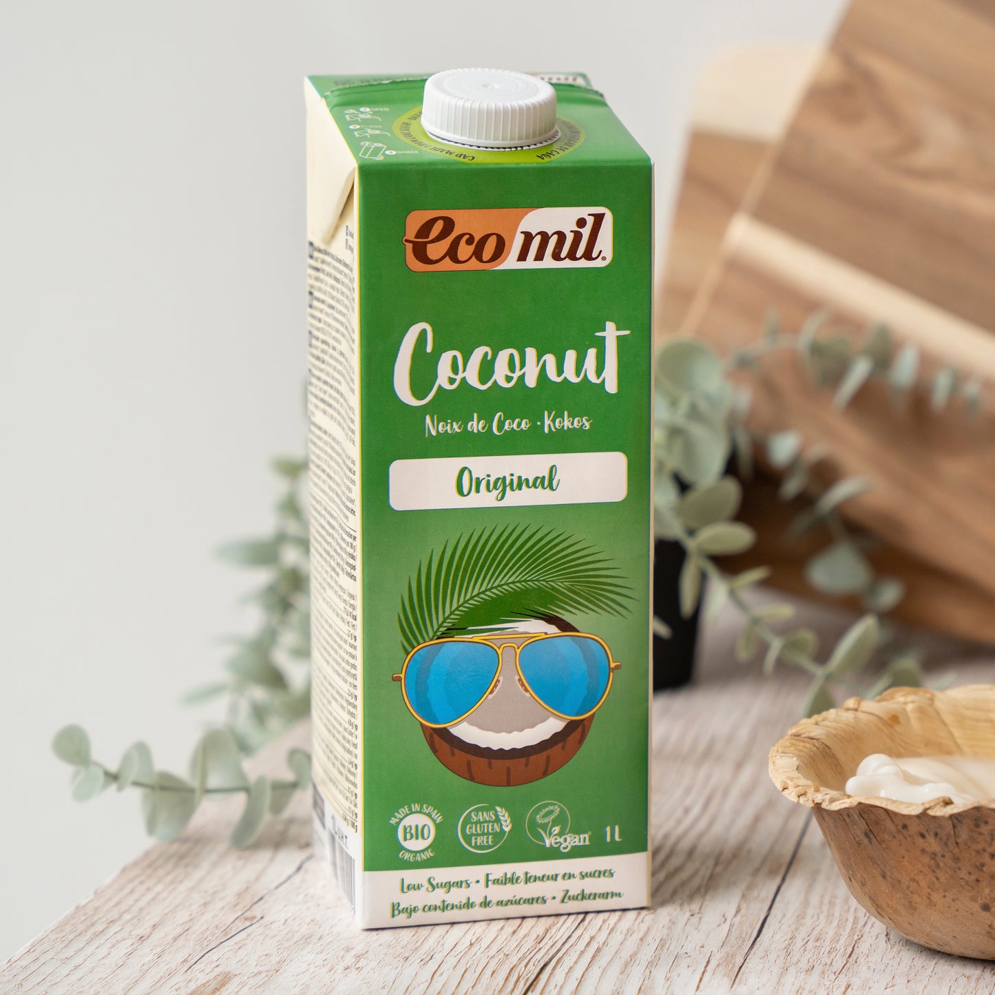 Bebida de Coco Bio Original 1L Ecomil