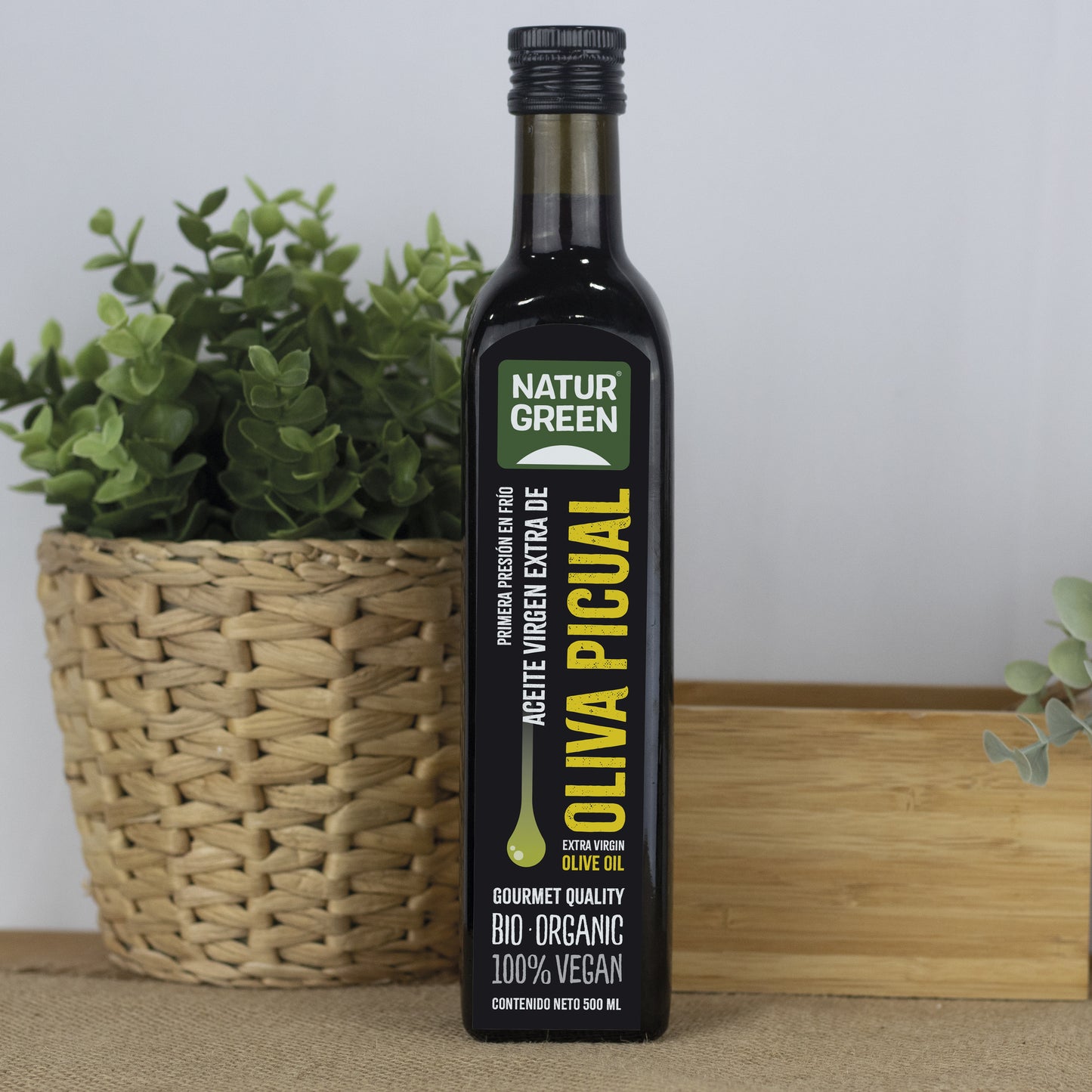 Aceite de Oliva Picual Ecológico 500 ml NaturGreen