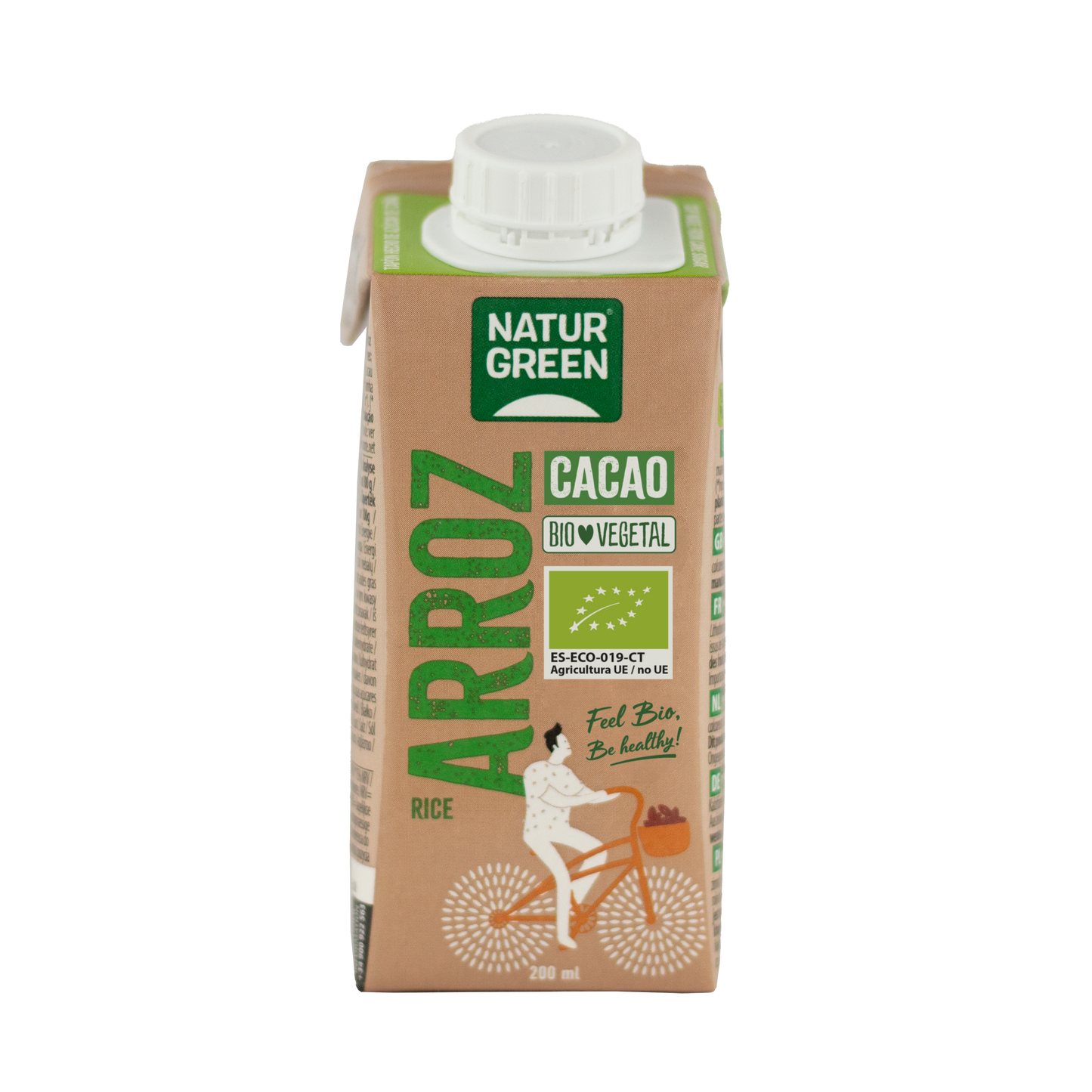 Bebida de Arroz y Cacao Bio 200 ml NaturGreen