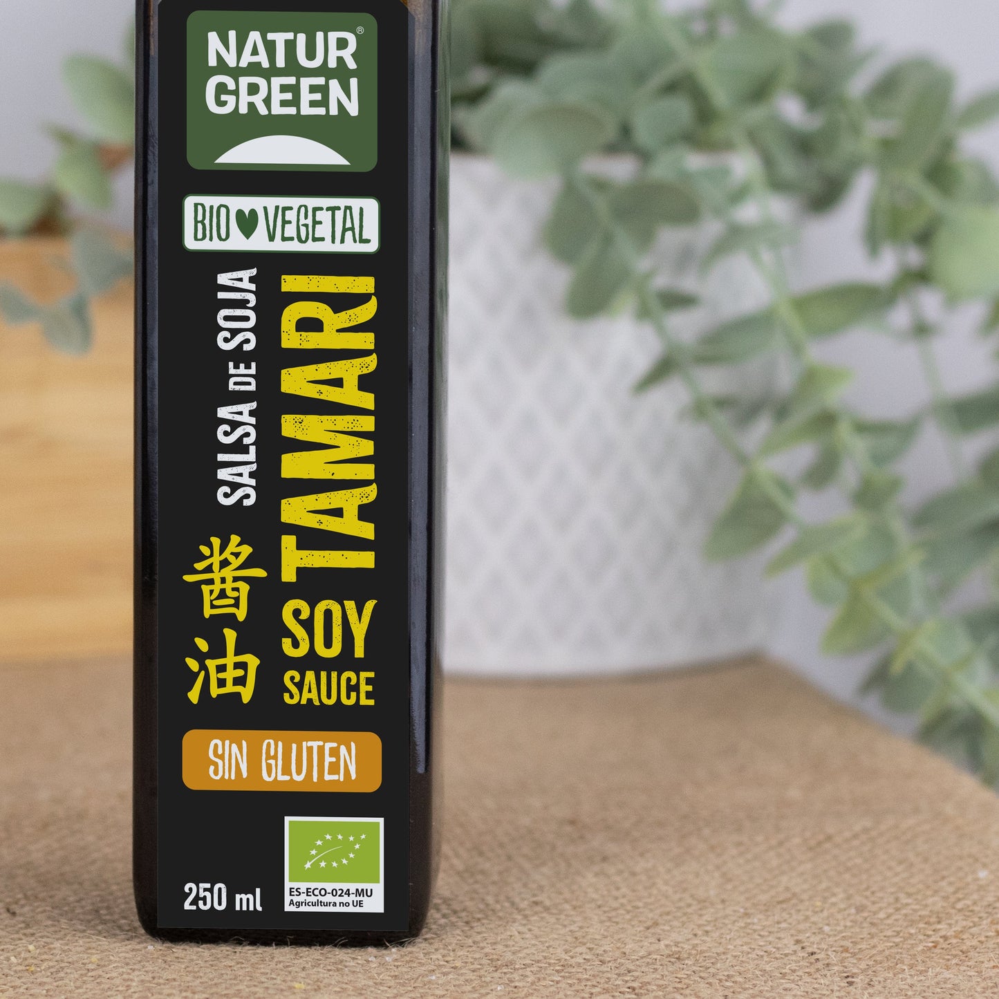 Pack 6x Salsa Tamari Ecológica 250 ml NaturGreen