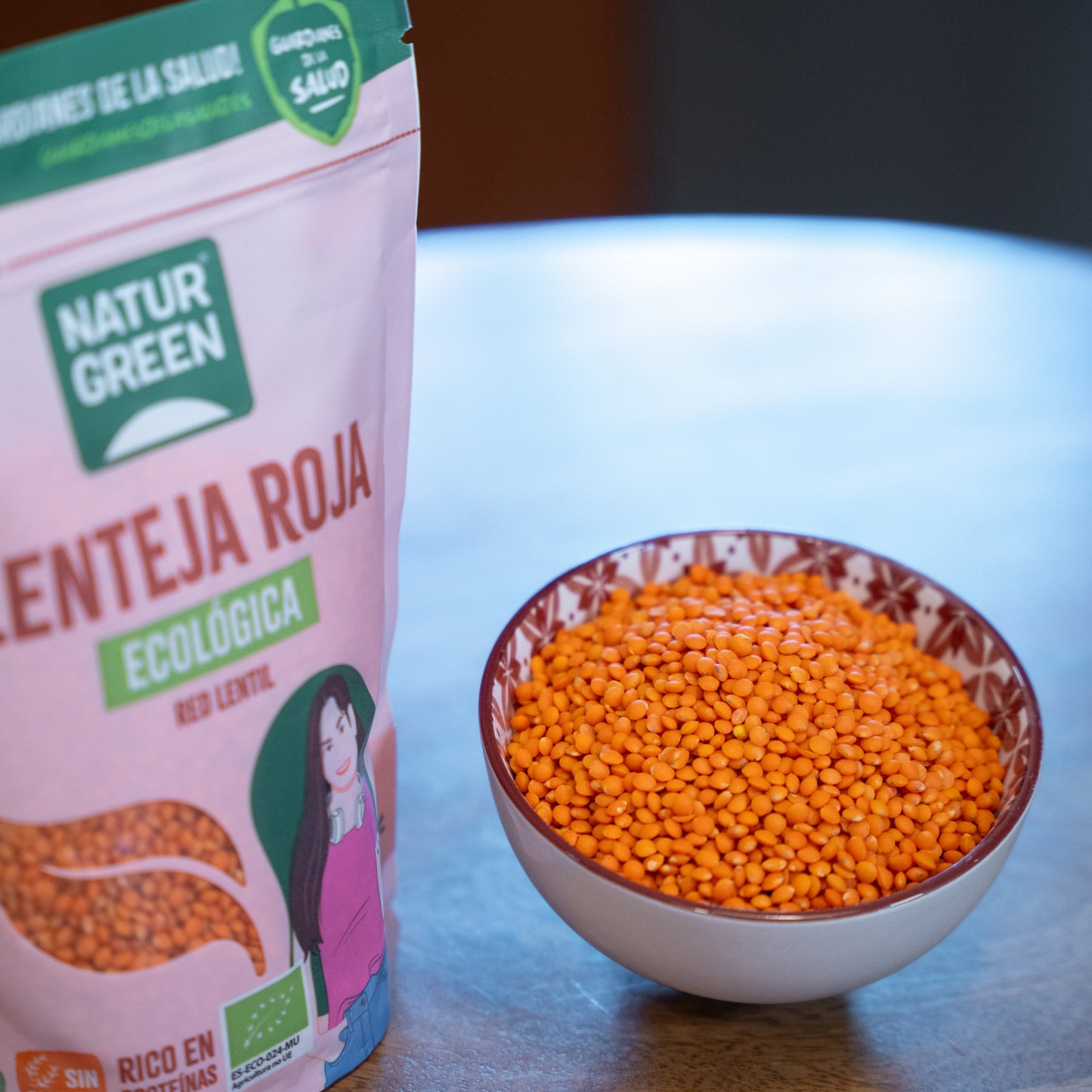 Pack 12x Lenteja Roja Ecológica 500g NaturGreen