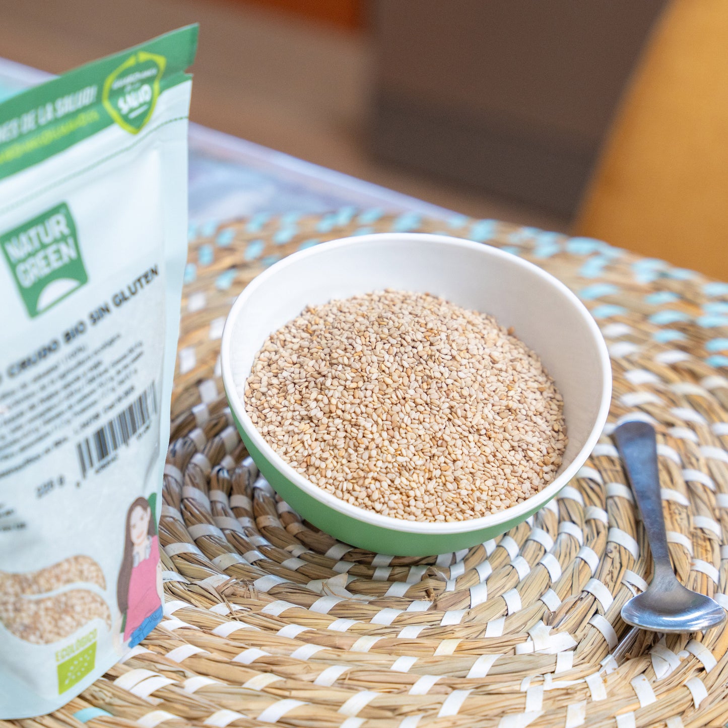 Pack 9x Sésamo Crudo Ecológico 225g NaturGreen