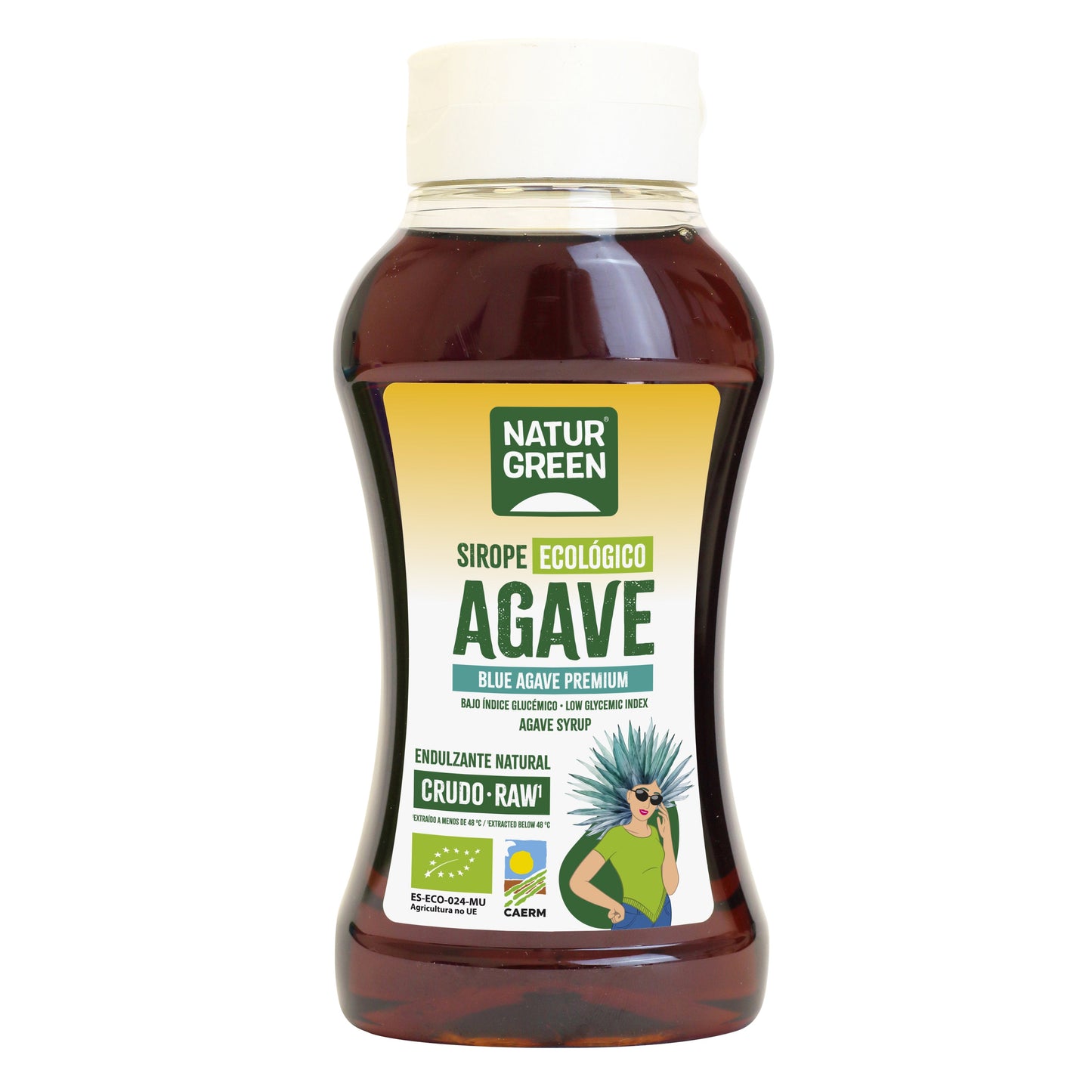 Pack 7x Sirope de Agave Crudo Ecológico 500 ml NaturGreen