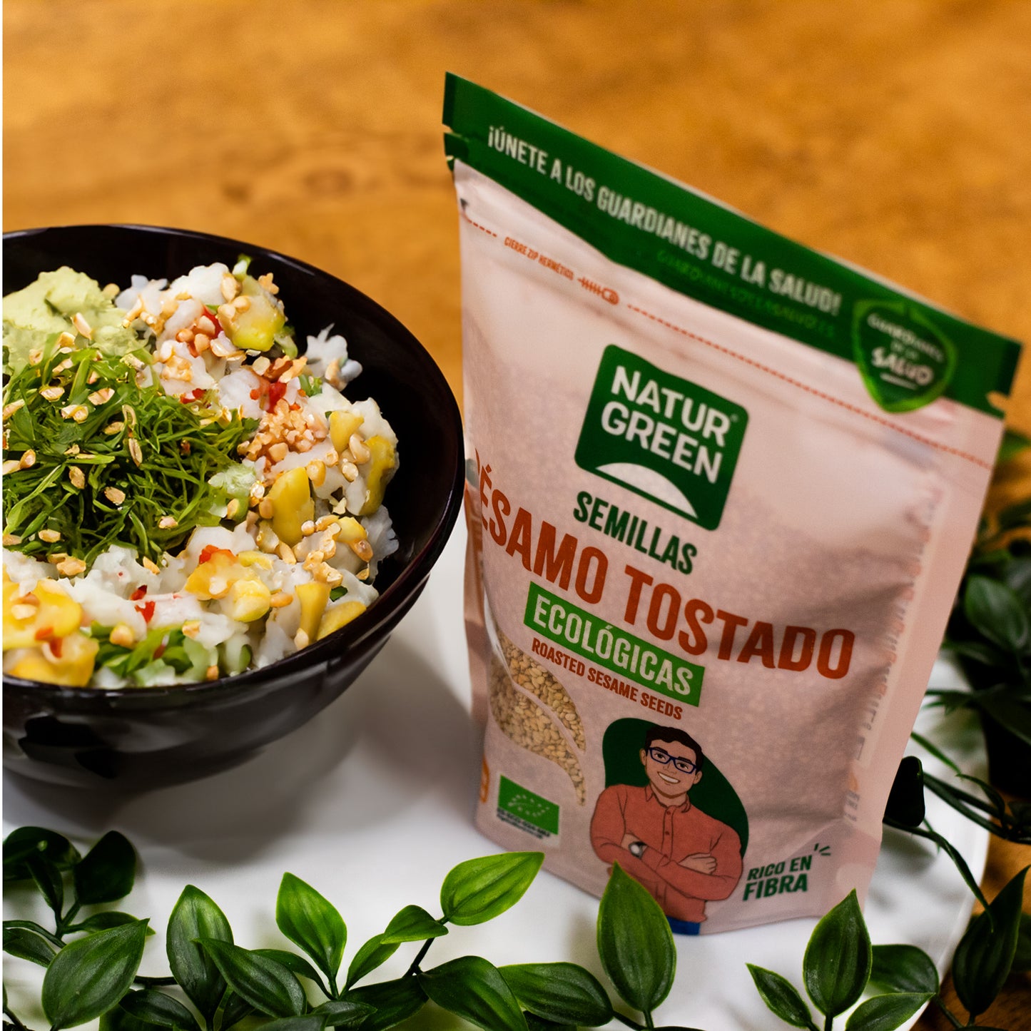 Pack 9x Sésamo Tostado Ecológico 225g NaturGreen