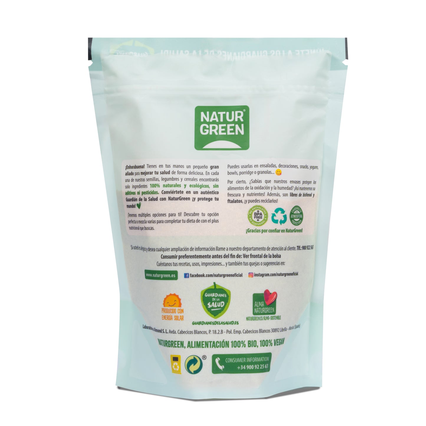 Pack 10x Amaranto Ecológico 450g NaturGreen