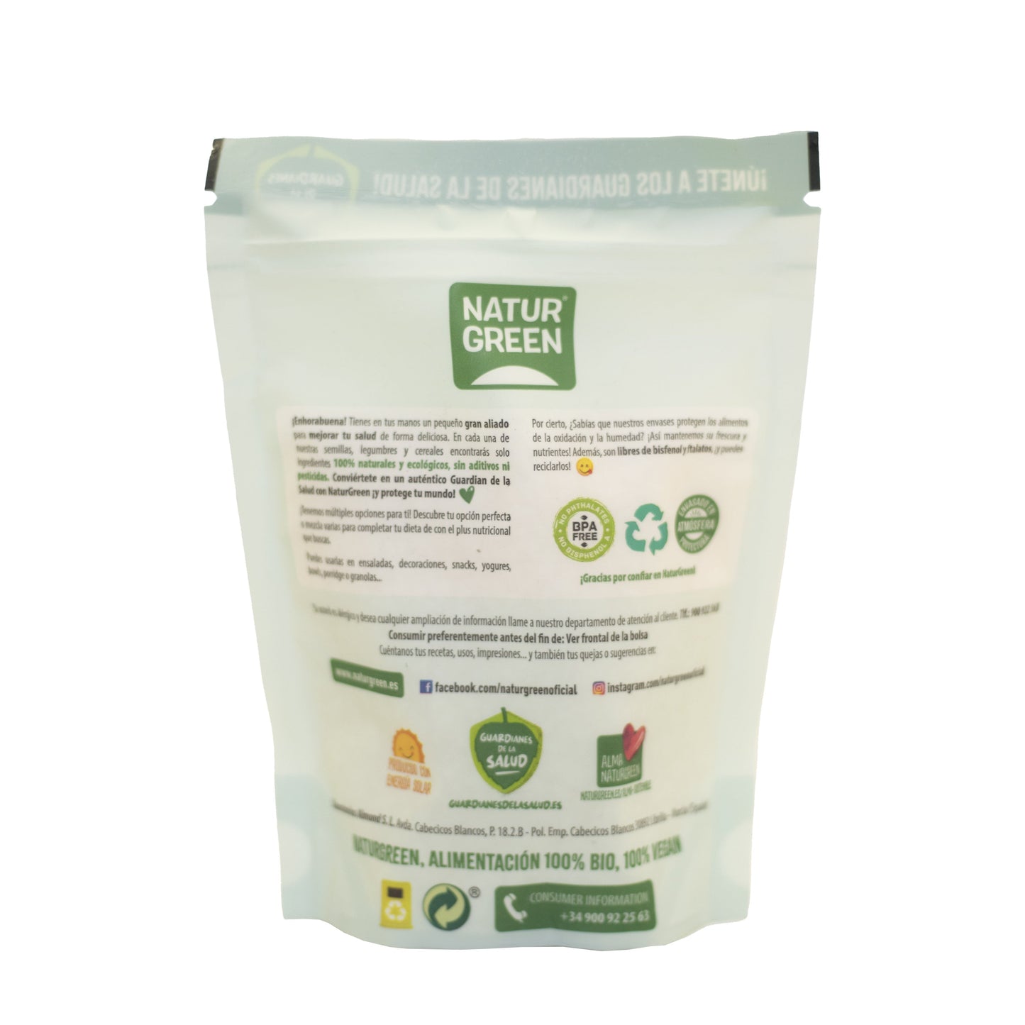 Coco Ecológico Rallado 125g NaturGreen