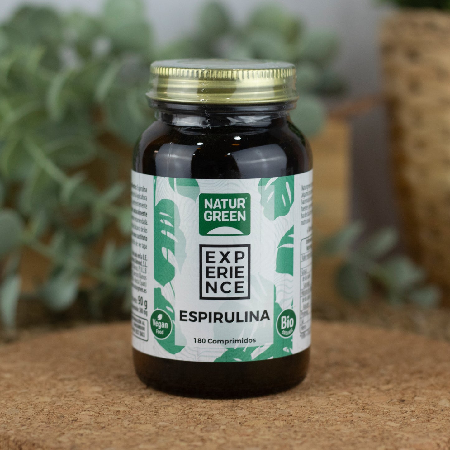 Espirulina Ecológica 180 comprimidos NaturGreen