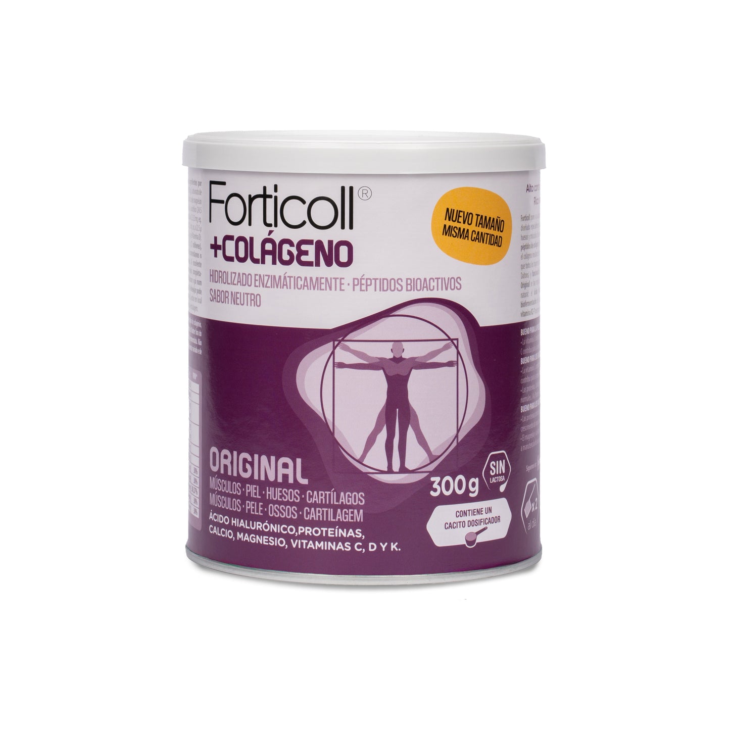 Colágeno BioActivo En Polvo 300 g Forticoll
