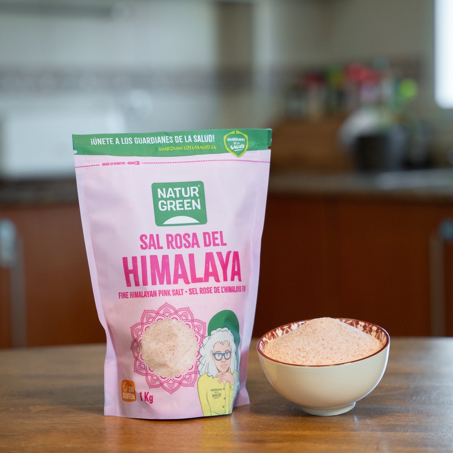 Pack 10x Sal Rosa del Himalaya Fina 1 kg NaturGreen