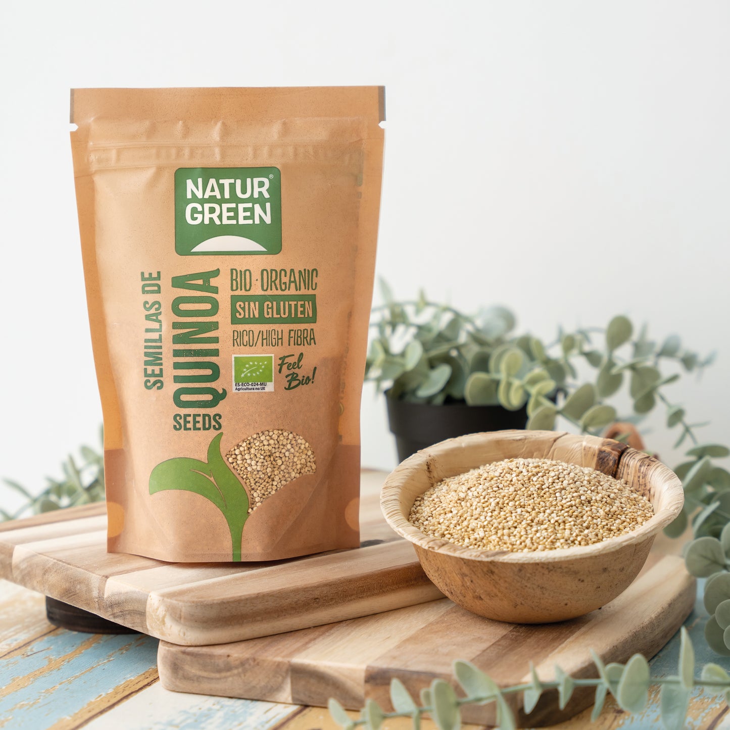 Pack 9x Quinoa Ecológica en Grano 225 g NaturGreen