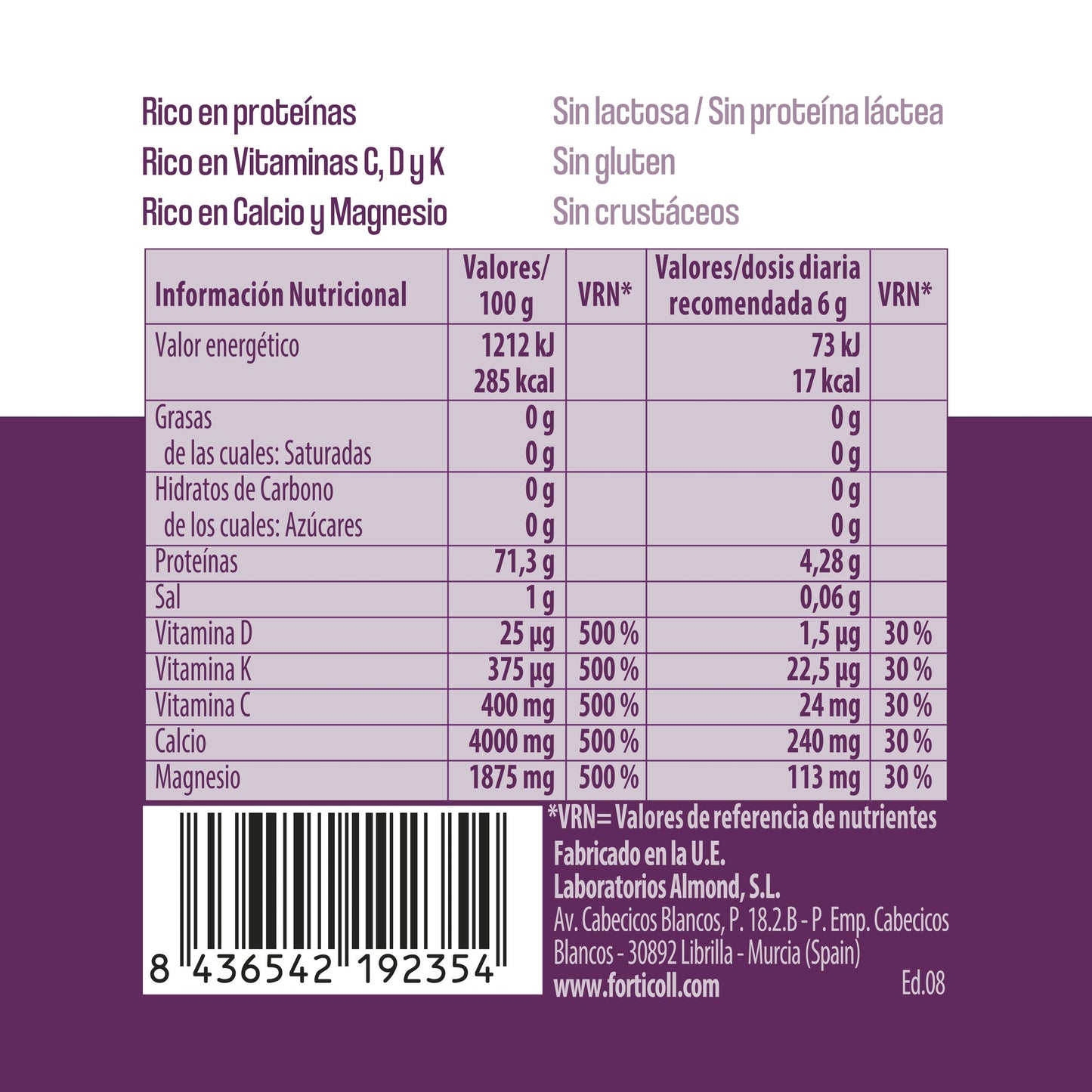 Colágeno BioActivo 180 comprimidos Forticoll