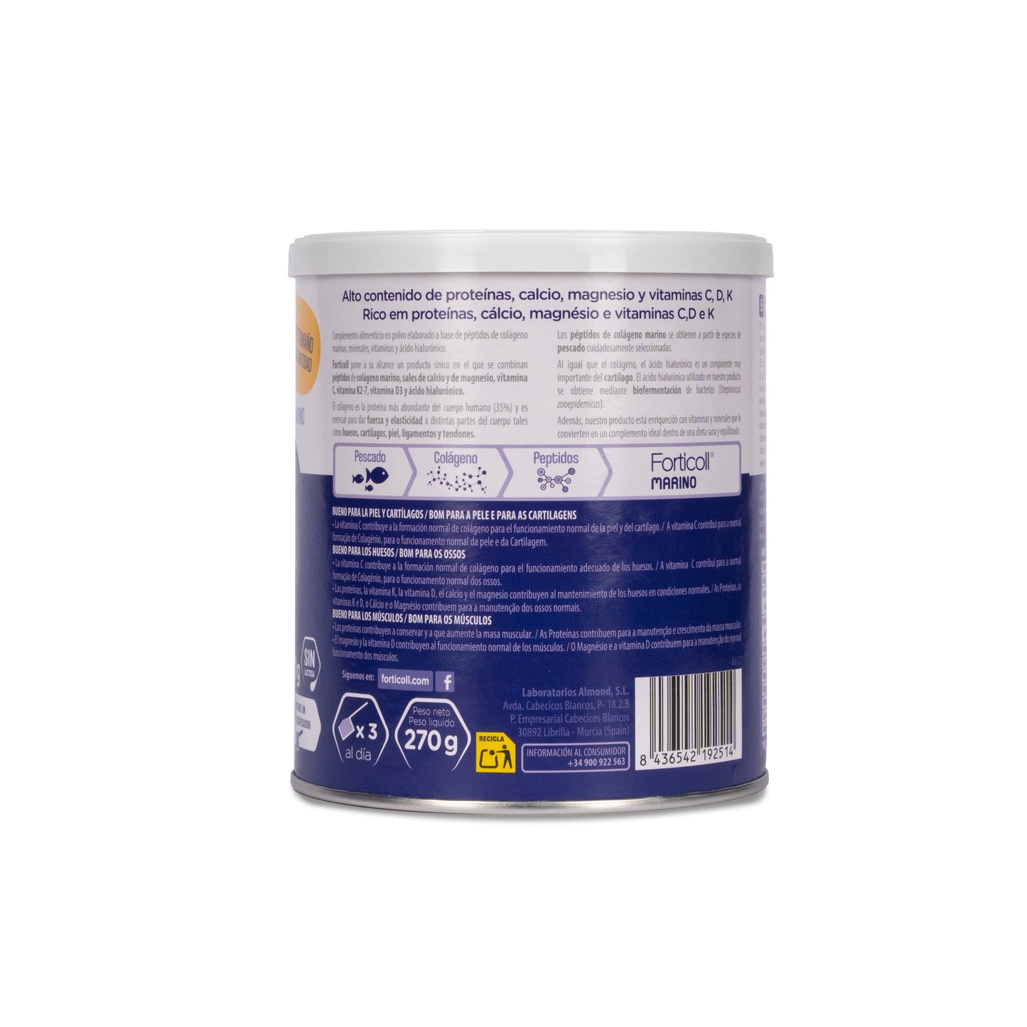 Colágeno Marino 270 g Forticoll