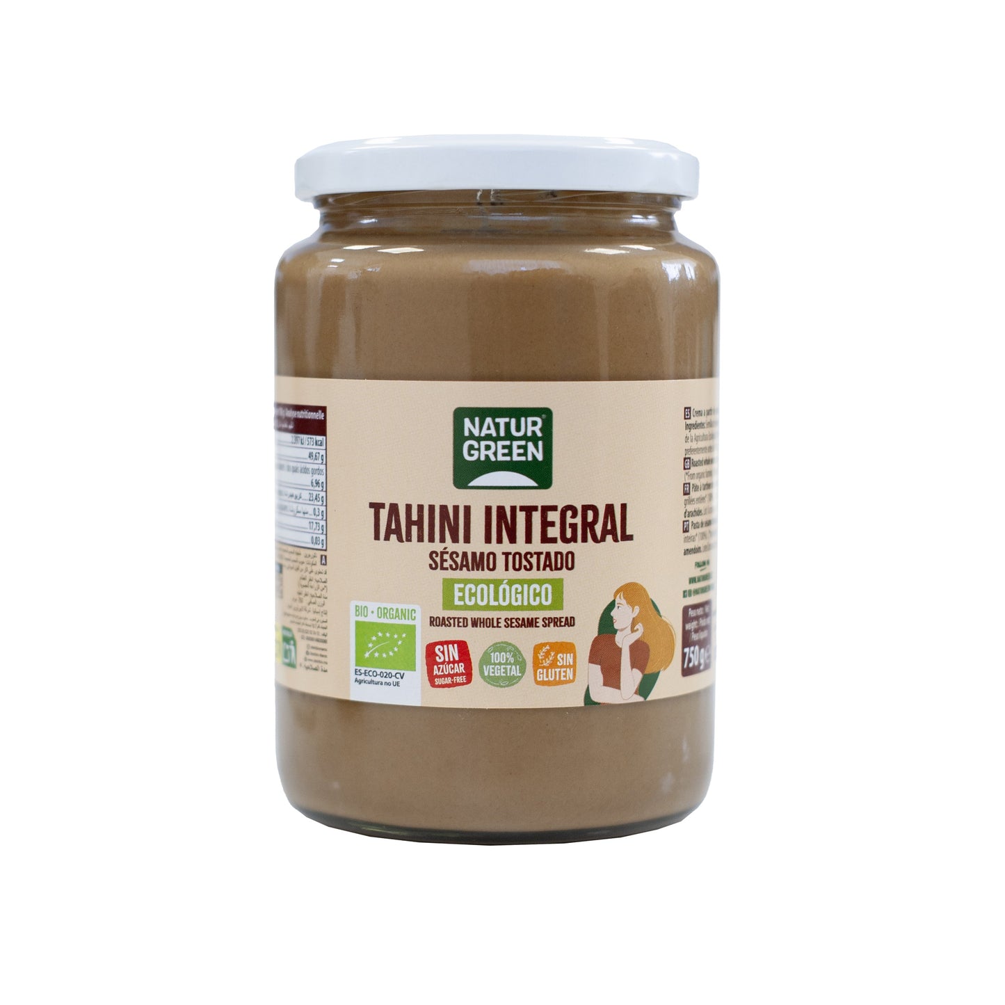 Tahín de Sésamo Tostado Ecológico 750g NaturGreen