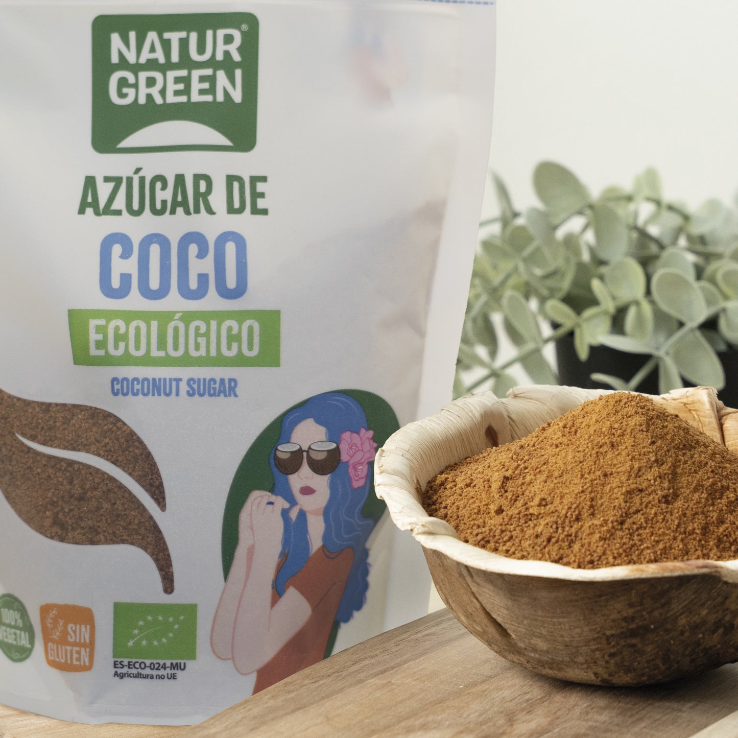 Pack 10x Azúcar de Coco Ecológico 300g NaturGreen