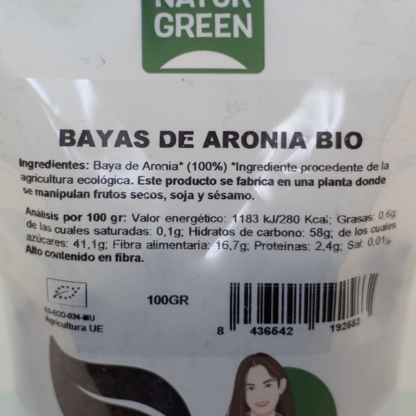 Baya Aronia Bio 100g NaturGreen