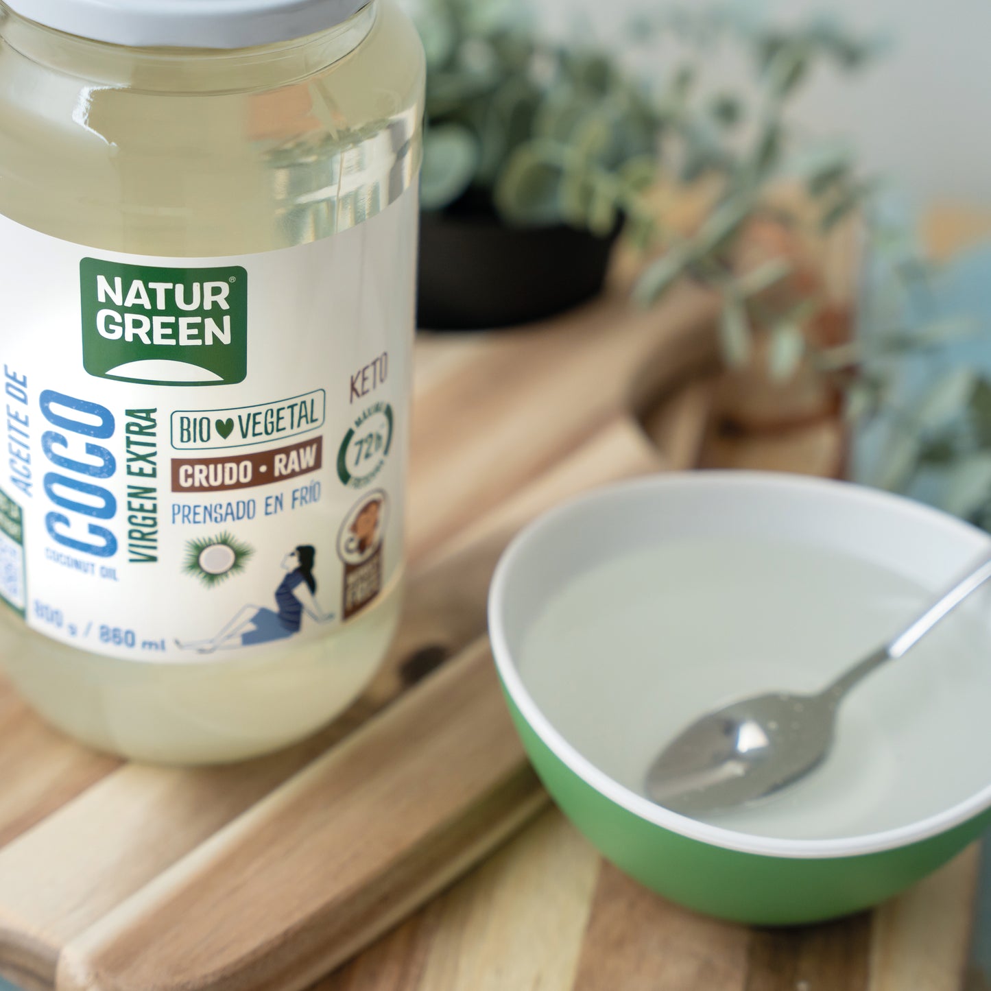 Aceite de Coco Virgen Ecológico 860 ml NaturGreen