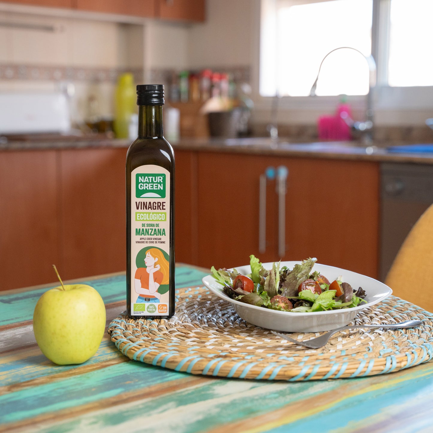 Vinagre de Sidra de Manzana Ecológico 500 ml NaturGreen