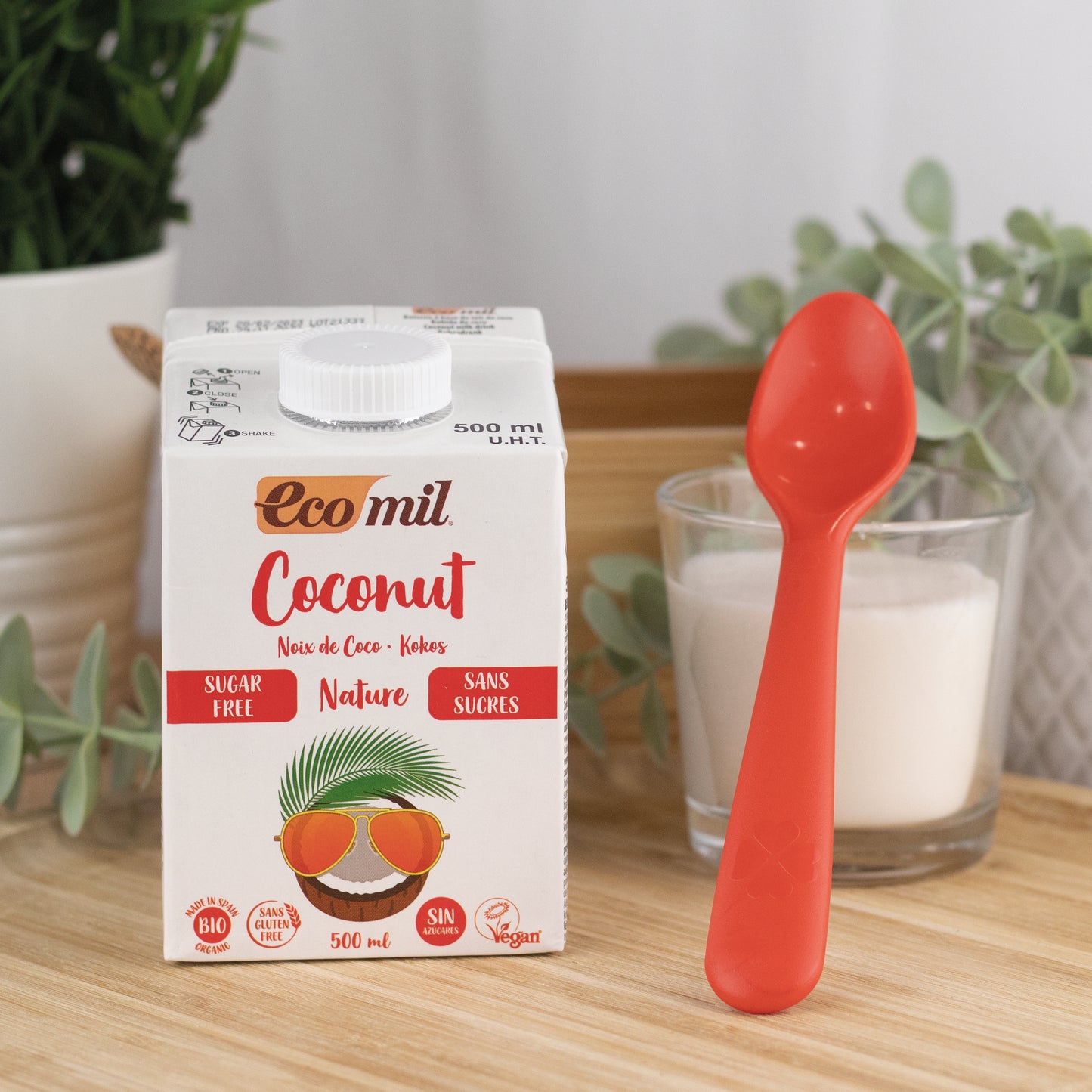 Pack 6x Bebida de Coco Ecológica Nature 500ml Ecomil