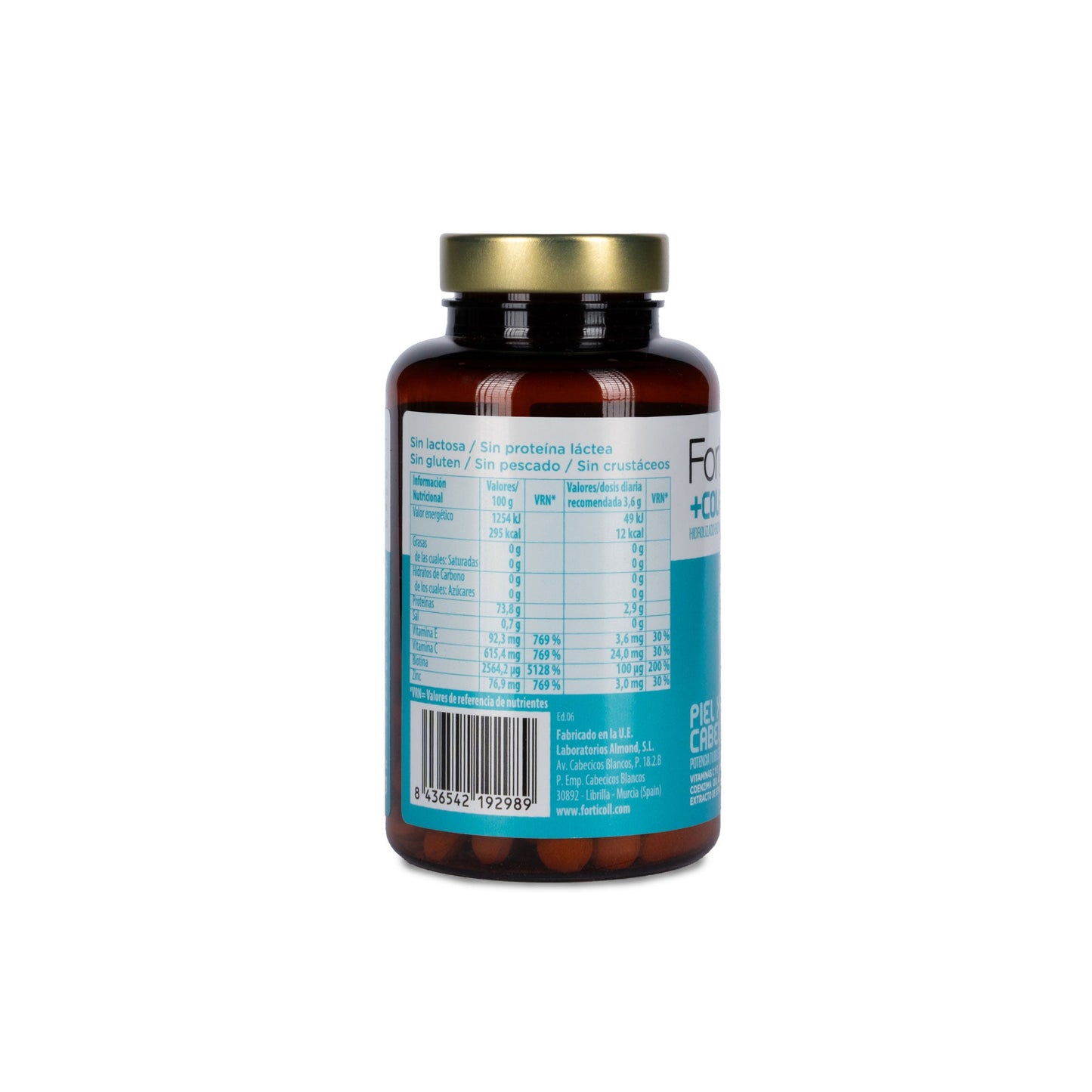 Pack 6x Colágeno BioActivo Piel y Cabello 120 comprimidos Forticoll
