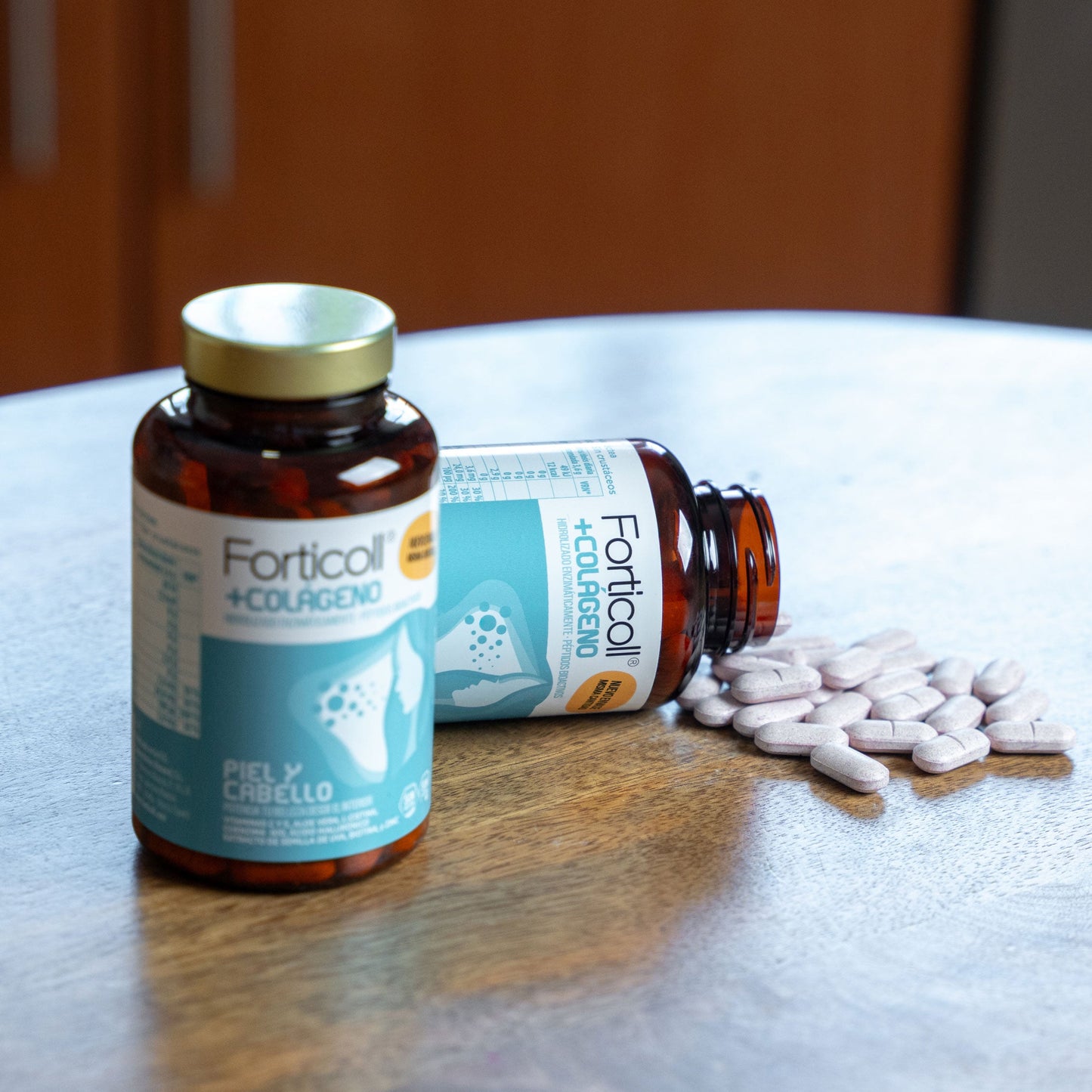 Colágeno BioActivo Piel y Cabello 120 comprimidos Forticoll