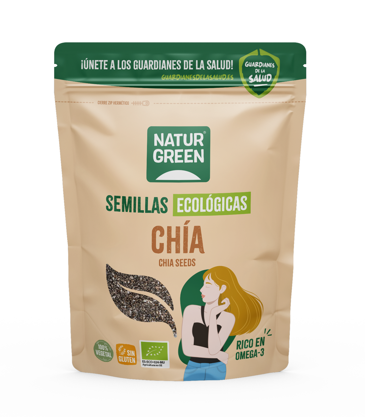 Semillas de Chía Ecológicas 500g NaturGreen