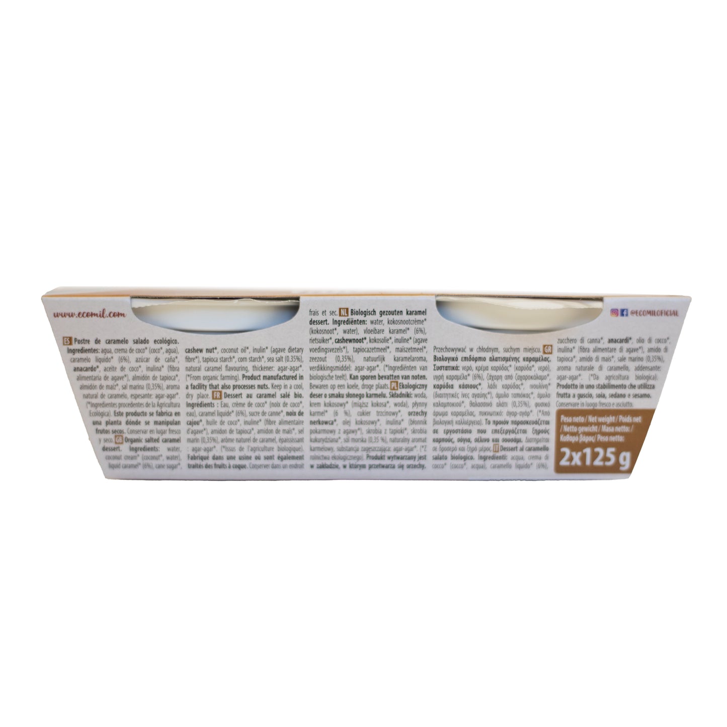 Postre Salted Caramel Bio Ecomil