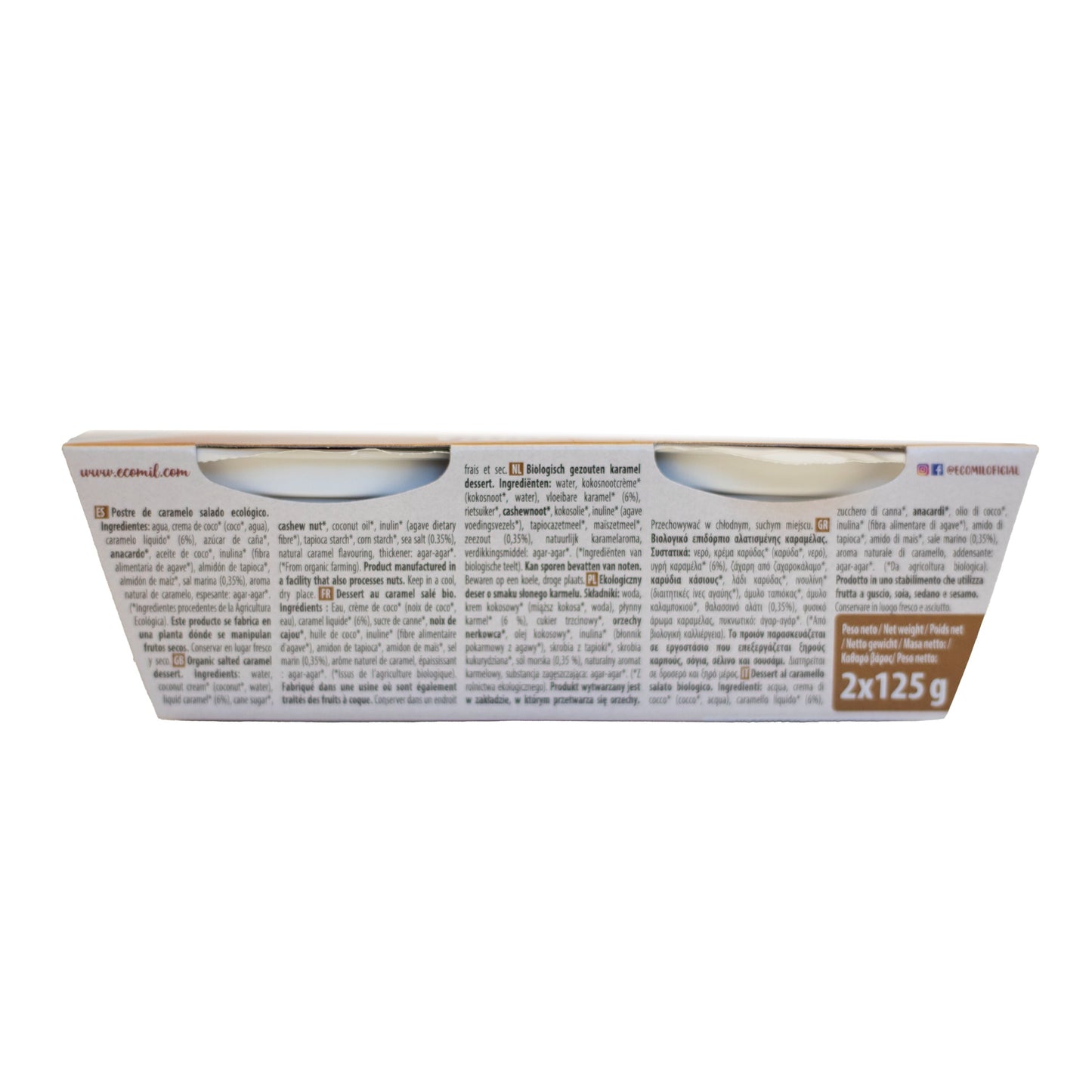 Postre Salted Caramel Bio Ecomil