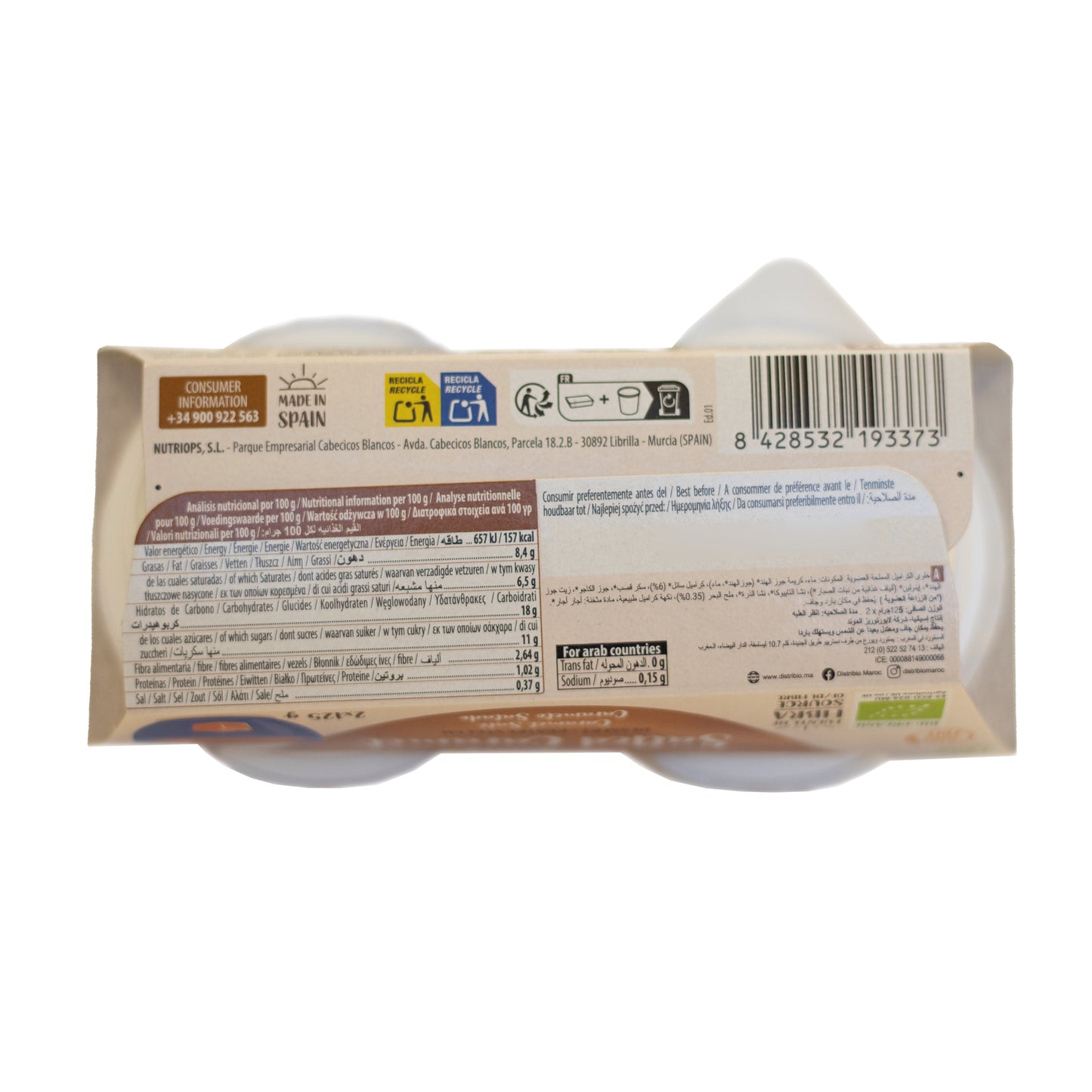 Postre Salted Caramel Bio Ecomil