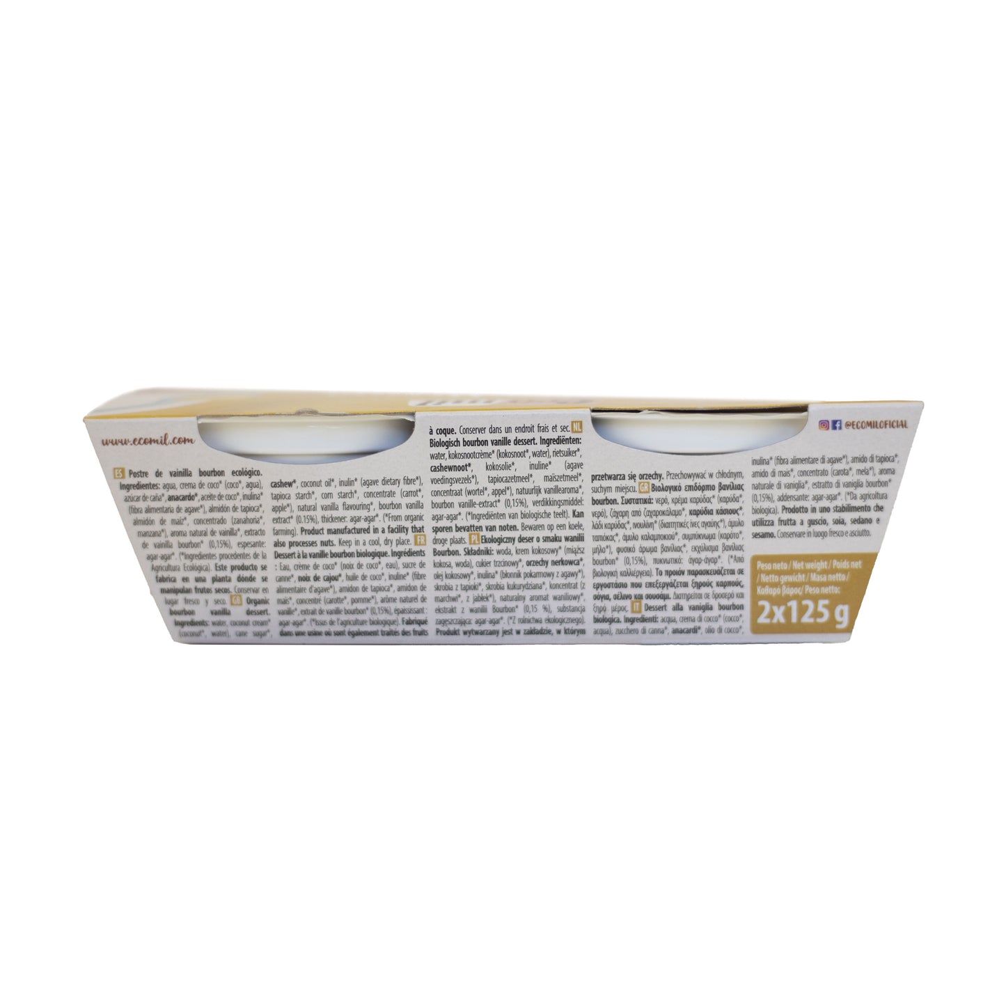 Postre Vainilla Dream Bio Ecomil
