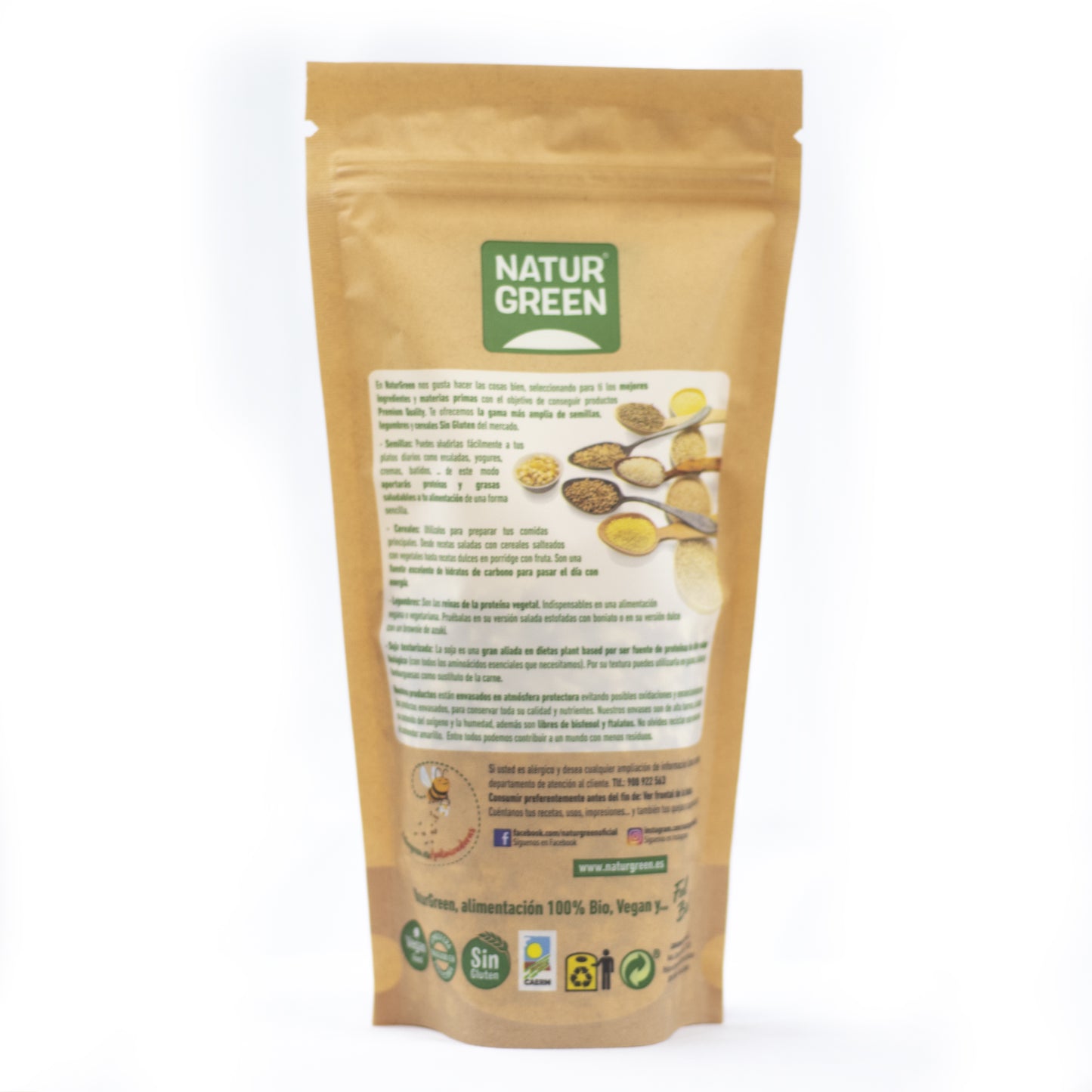 Soja Texturizada Fina Bio 150g NaturGreen