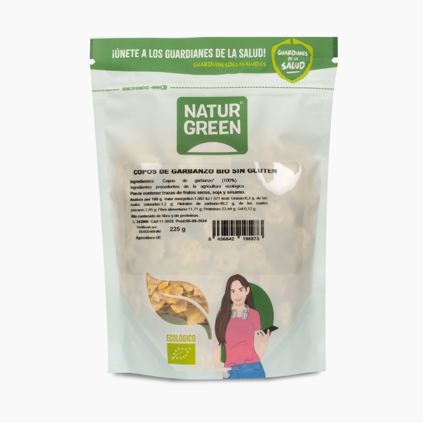 Snack de Garbanzo Bio 225g NaturGreen