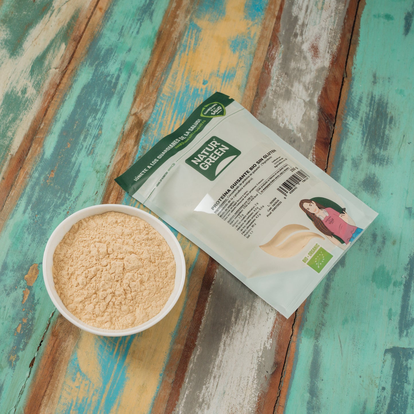 Pack 9x Proteína de Guisante Bio 250g NaturGreen