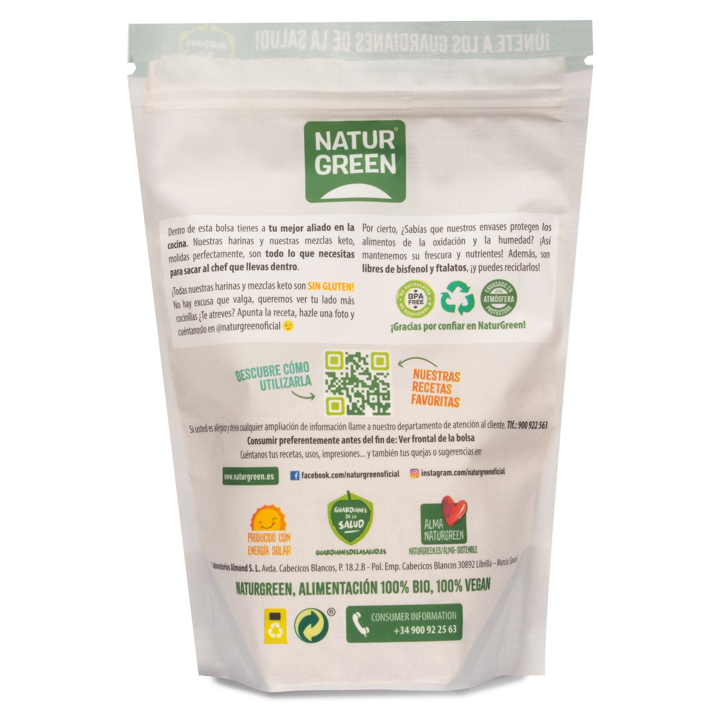 Harina de Trigo Sarraceno Bio 500 g NaturGreen
