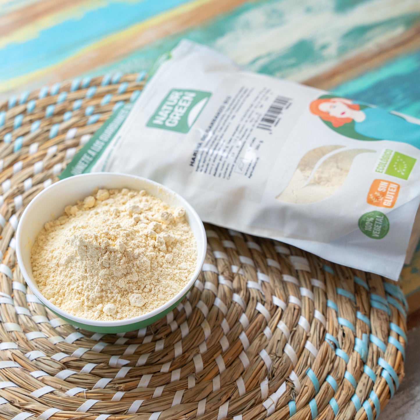 Pack 8x Harina de Garbanzo Ecológica 500 g NaturGreen