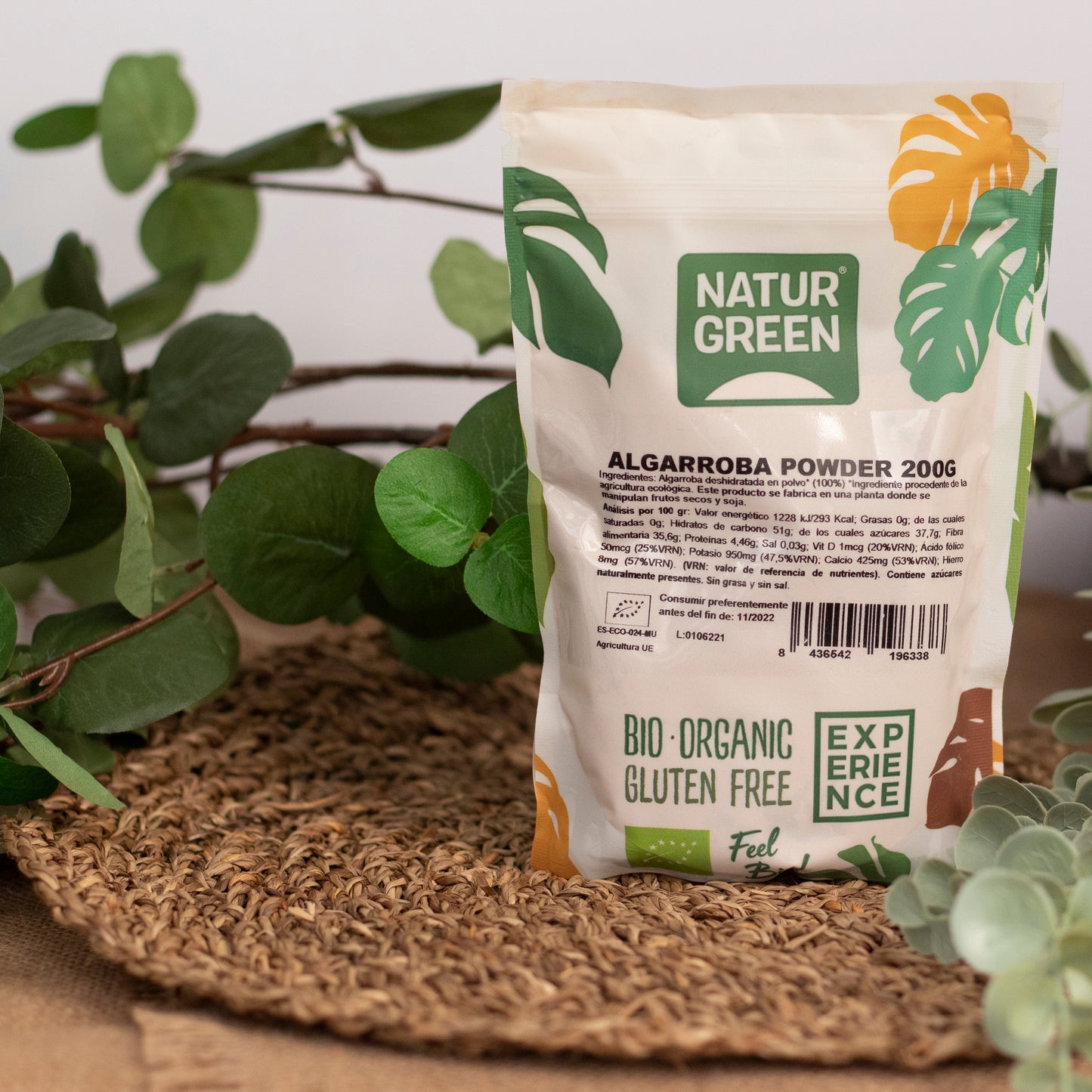 Algarroba Ecológica en Polvo 200 g NaturGreen