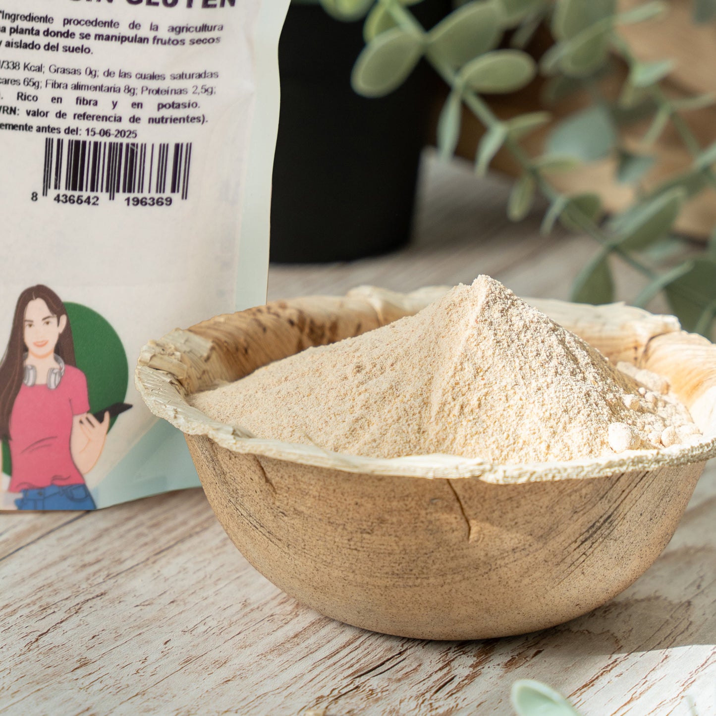 Pack 9x Harina de Dátil Bio 200 g NaturGreen