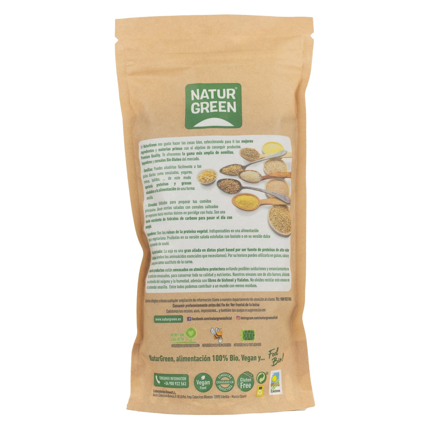 Pack 10x Arroz Jazmín Rojo Integral Bio 500g NaturGreen
