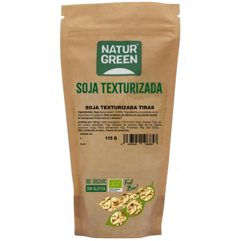Soja texturizada tiras NaturGreen