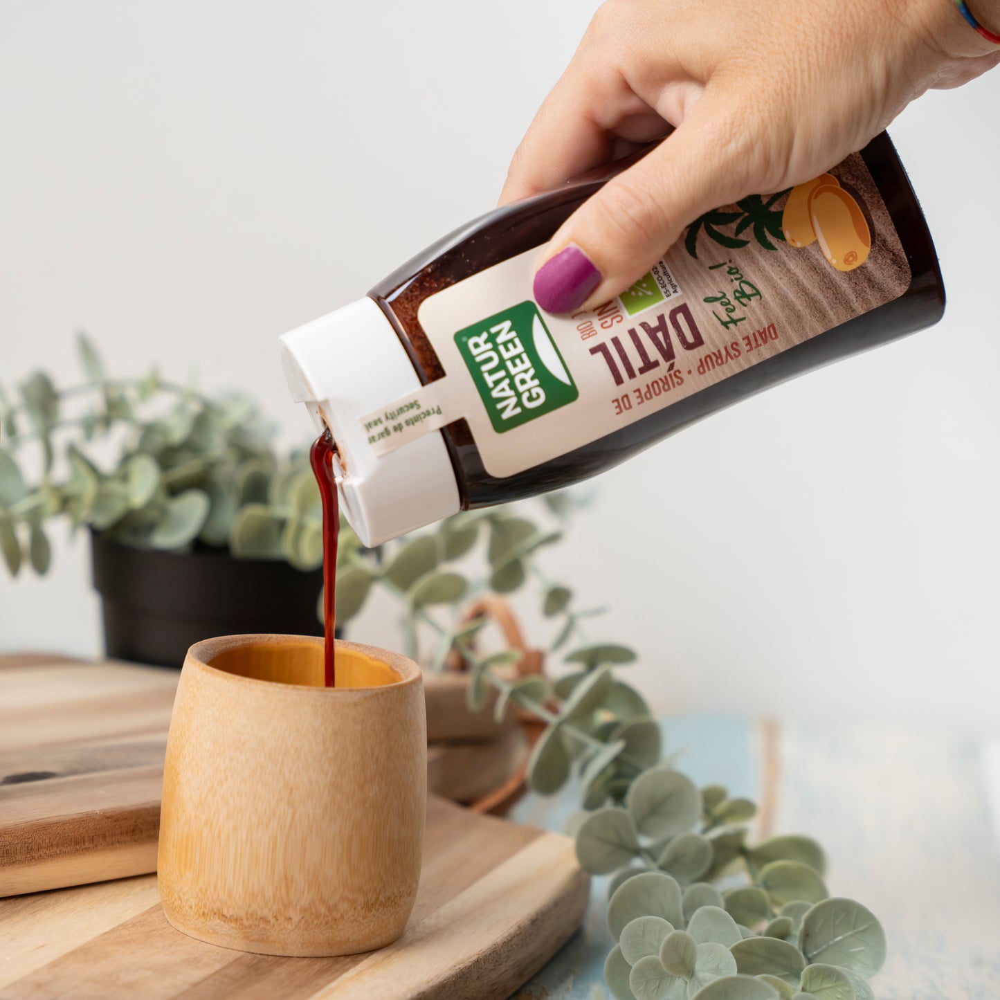 Pack 6x Sirope Ecológico de Dátil 360 ml NaturGreen