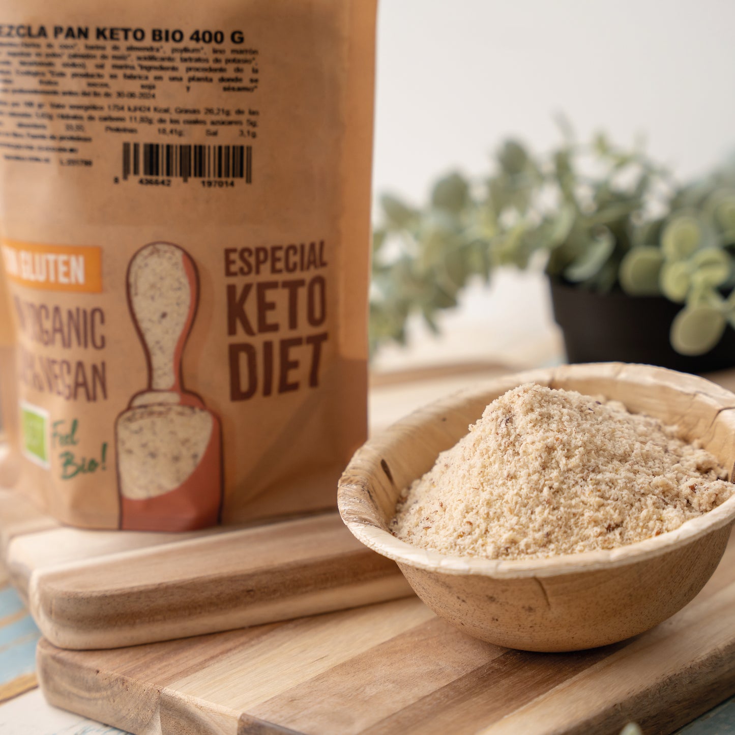 Mezcla Pan Keto Sin Gluten Keto 400 g NaturGreen