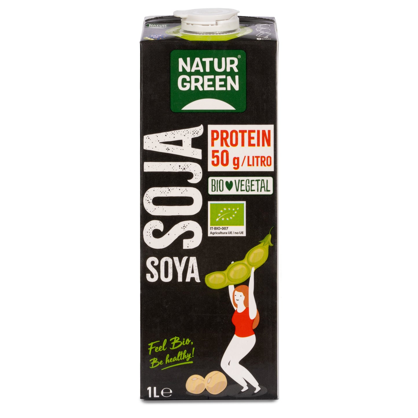 Bebida de Soja Ecológica con Proteína 1L NaturGreen