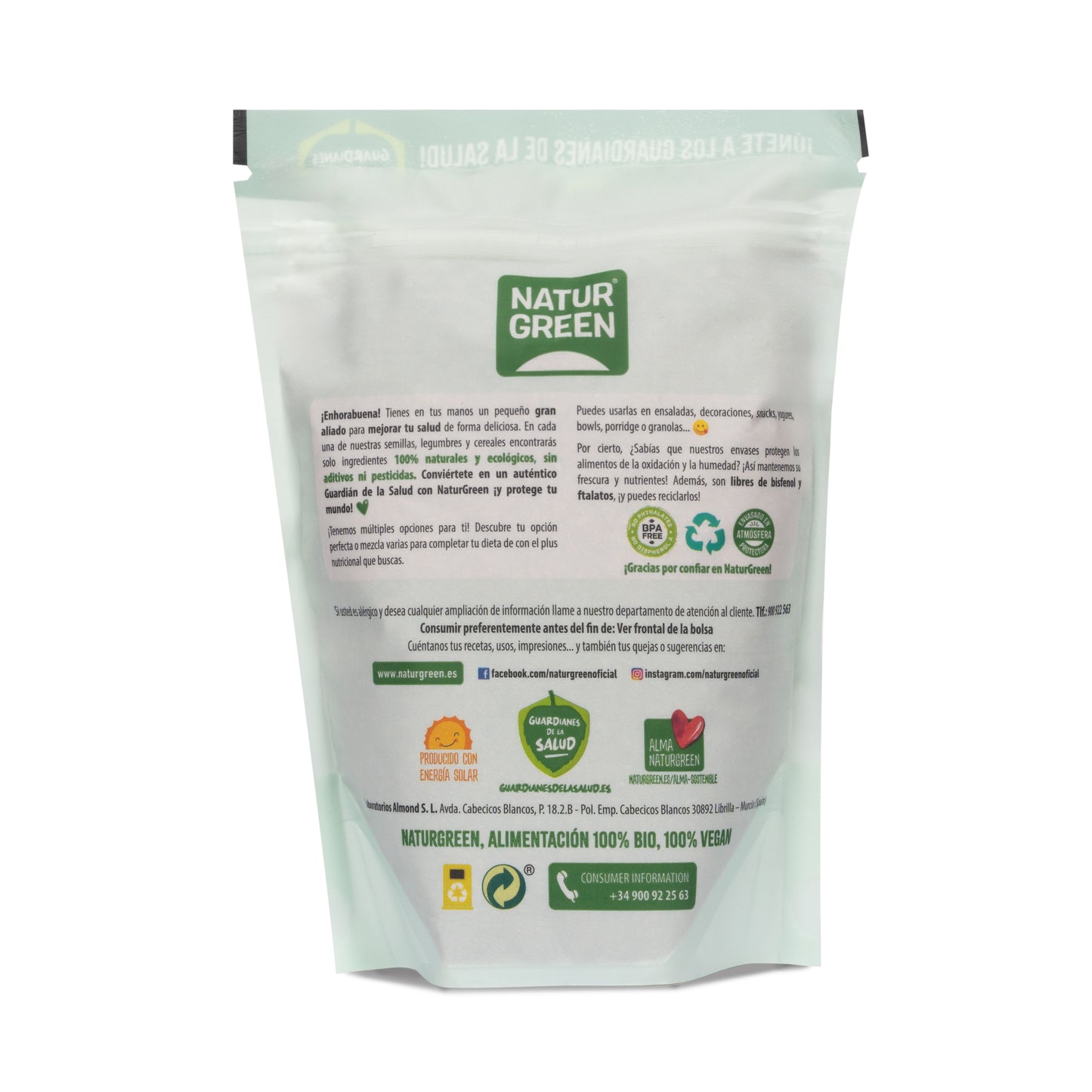 Grano Cacao Troceado Bio 175 g NaturGreen