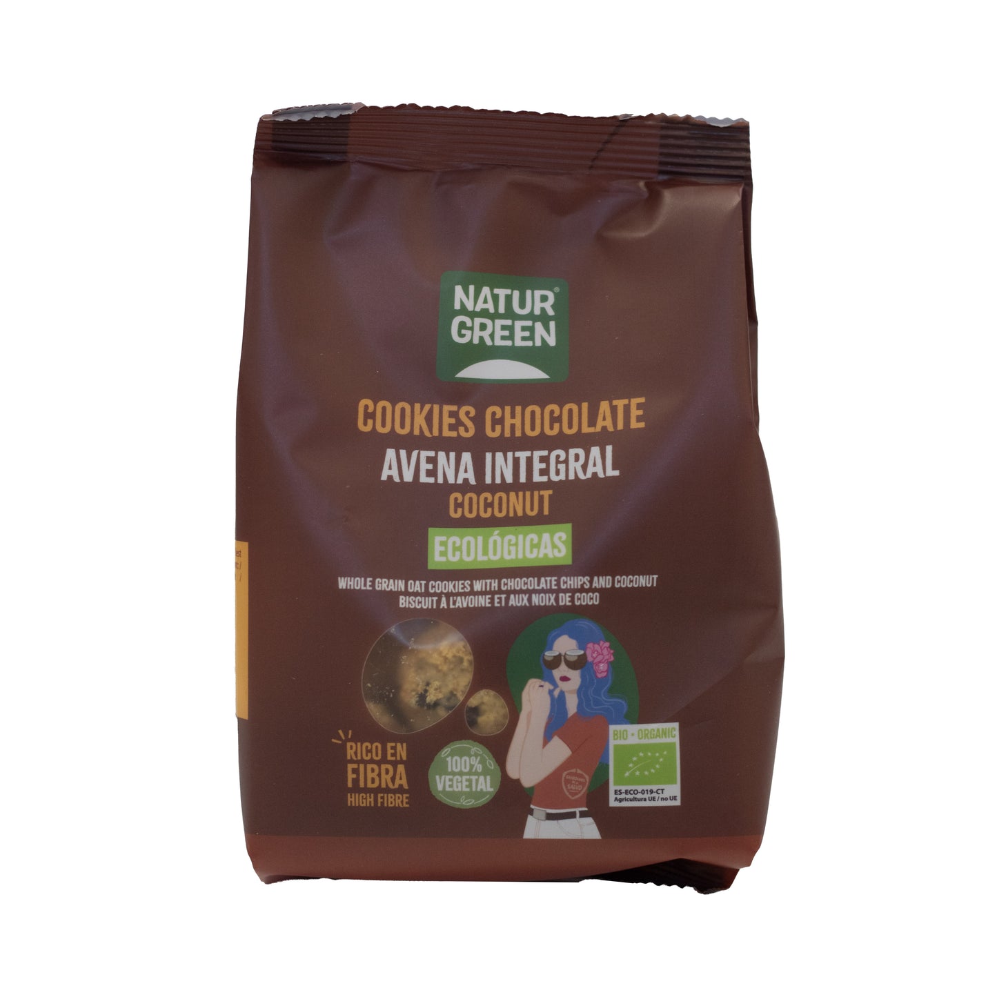 Cookie de Avena Integral con Coco Bio 140g NaturGreen