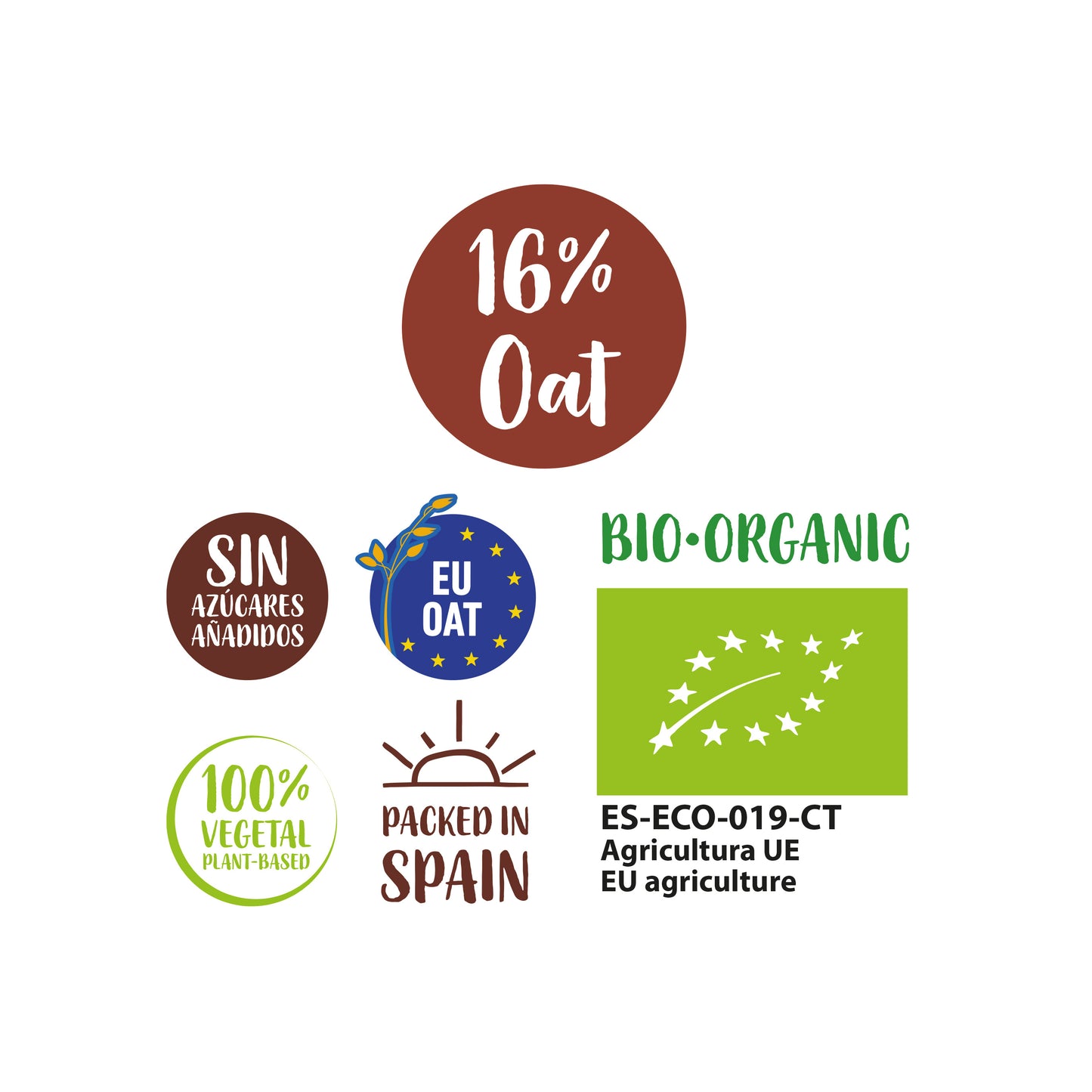 Bebida de Avena Barista Sin Azúcares Añadidos Bio 500 ml Ecomil