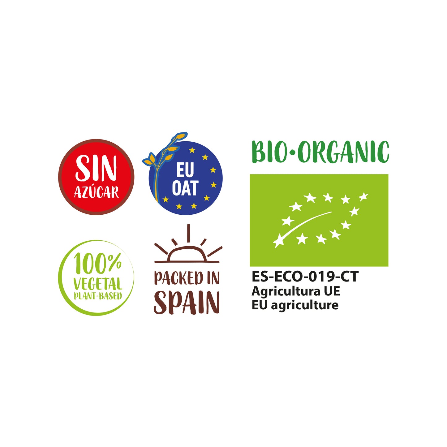 Pack 6x Bebida de Avena Nature Sin Azúcares Bio 1L Ecomil