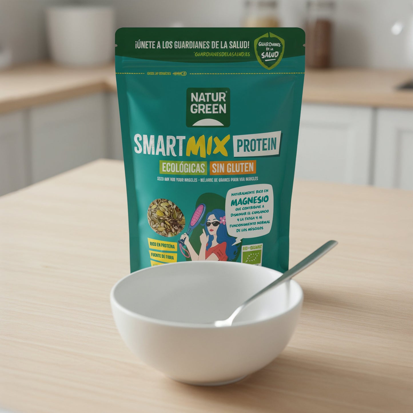 Pack 6x NaturGreen SmartMix Protein Bio 175 g
