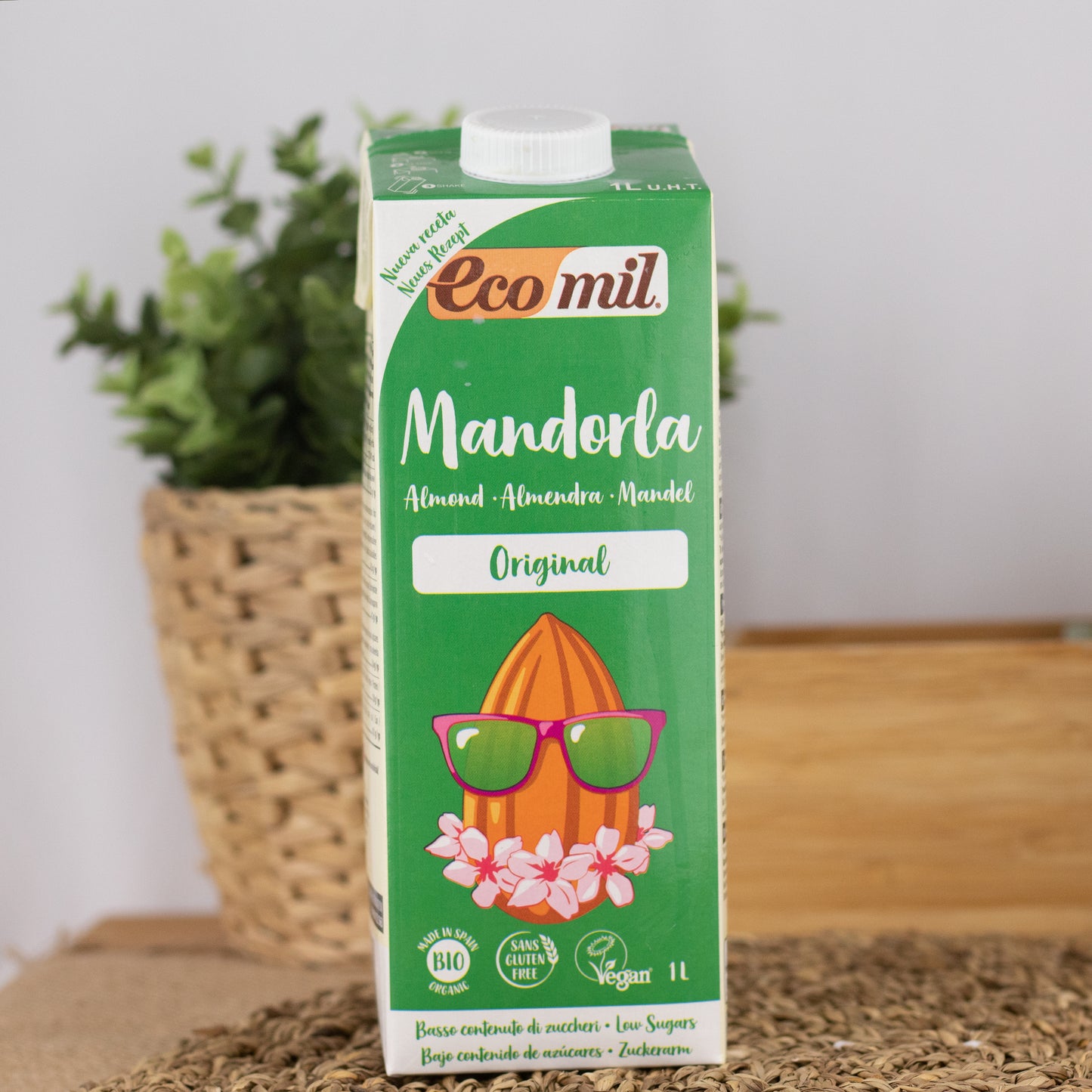 Bebida de Almendra Ecológica Original 1L Ecomil