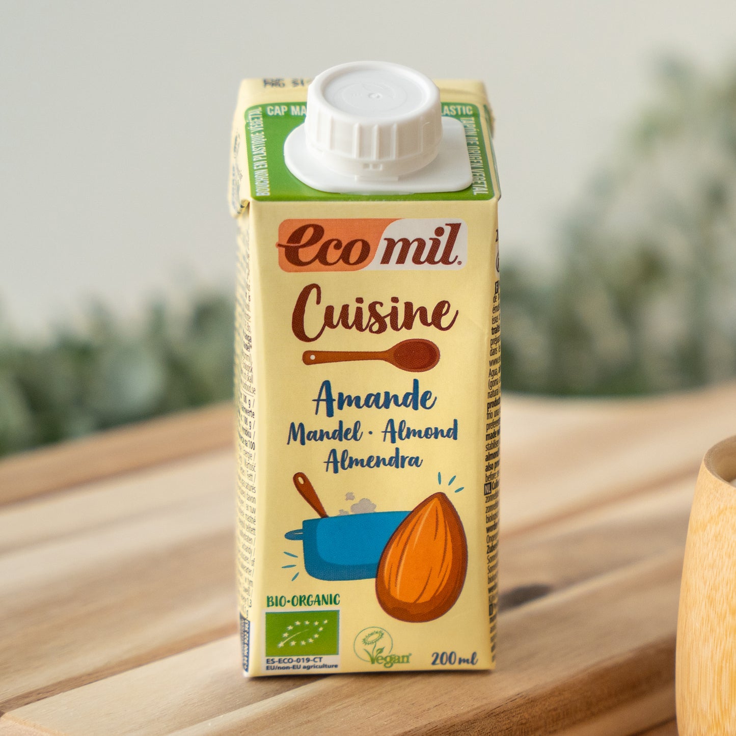 Nata ecológica para cocinar de Almendra 200 ml. EcoMil Cuisine