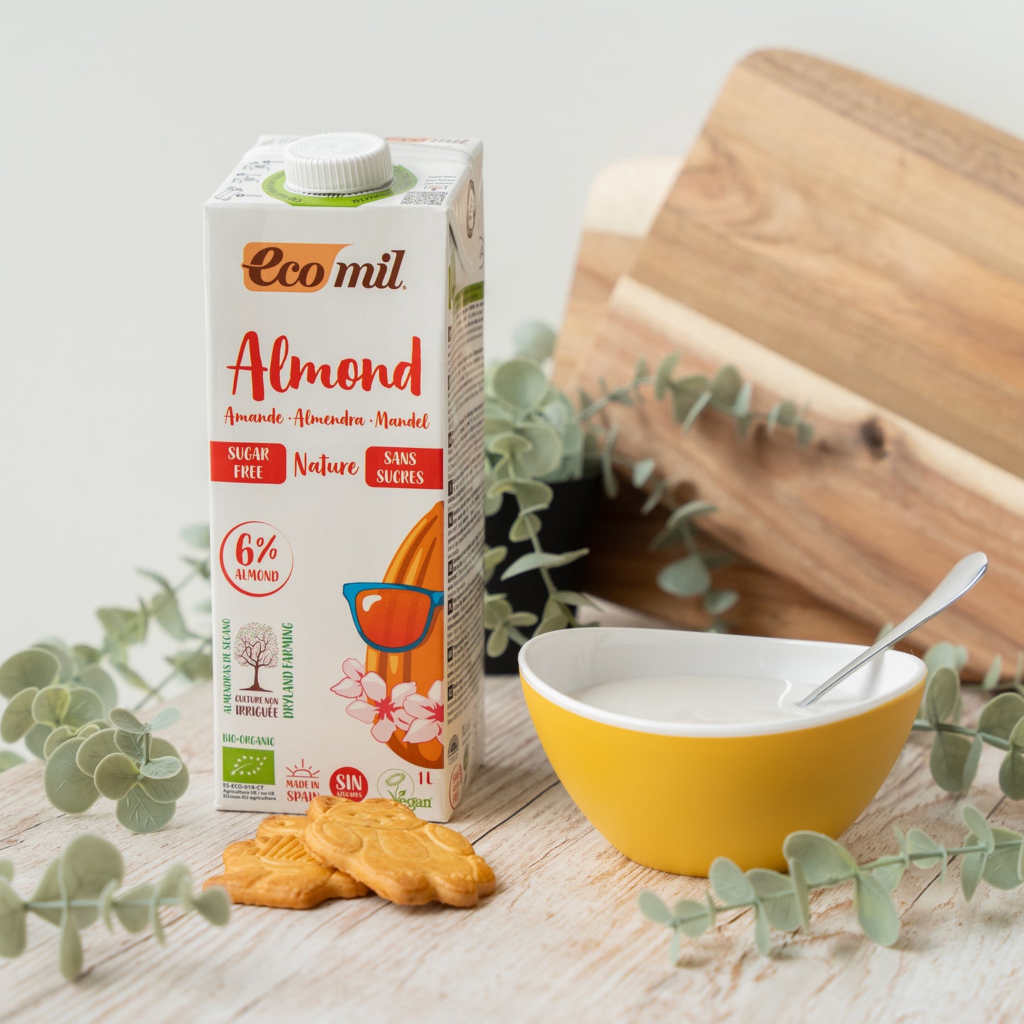 Bebida de Almendra Ecológica Nature 1L Ecomil