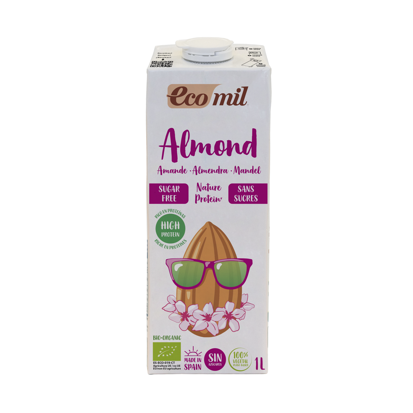 Bebida de Almendra con Proteína Bio Nature 1L Ecomil